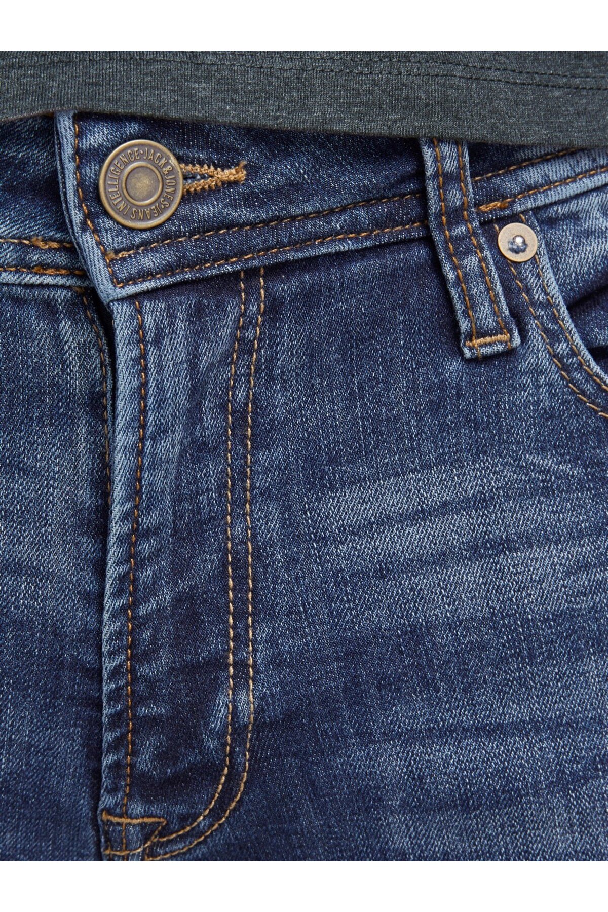 شلوار جین مردانه راسته | جک اند جونز Jack & Jones 12166854 - تصویر 3
