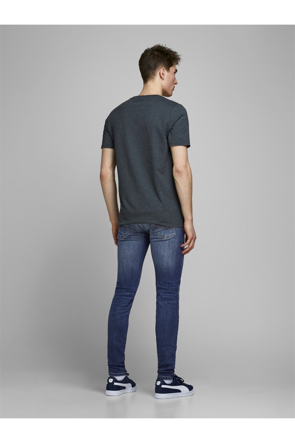 شلوار جین مردانه راسته | جک اند جونز Jack & Jones 12166854 - تصویر 4