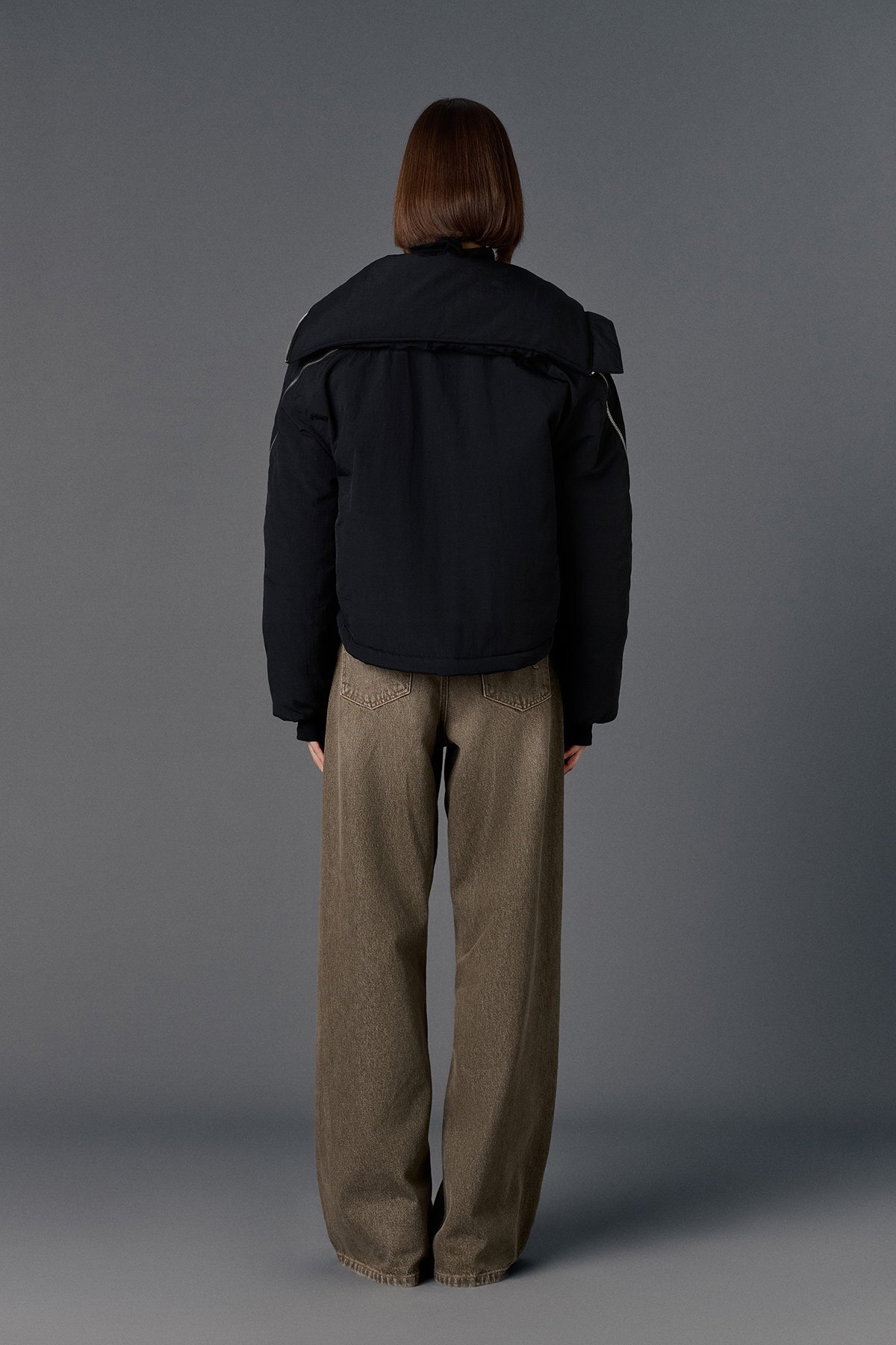 VATKALI  Fermuarlı bomber mont - Görsel 7