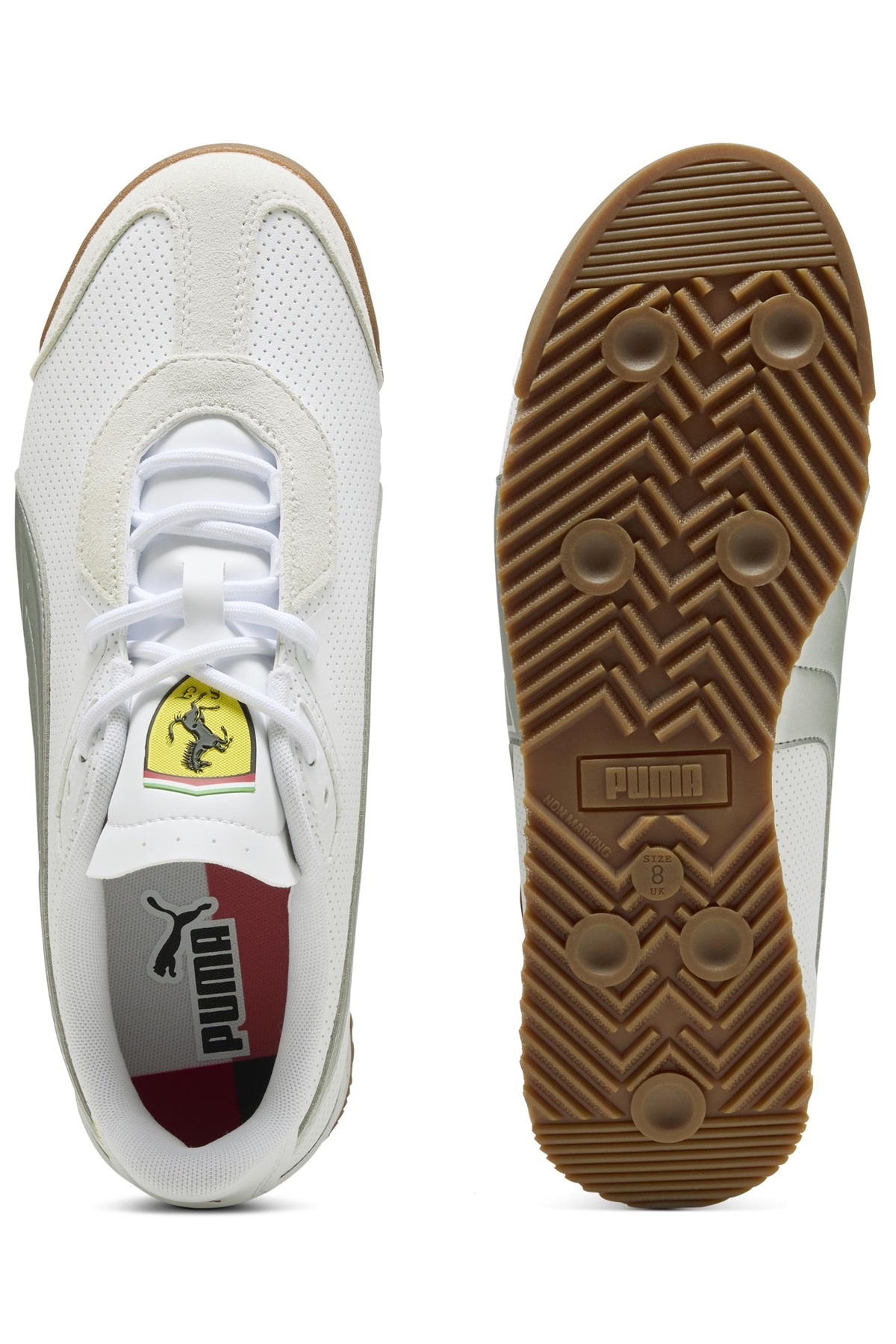 Puma Sf Roma S Series Ferrari 308909 Erkek Spor Ayakkabı BEYAZ görsel 6