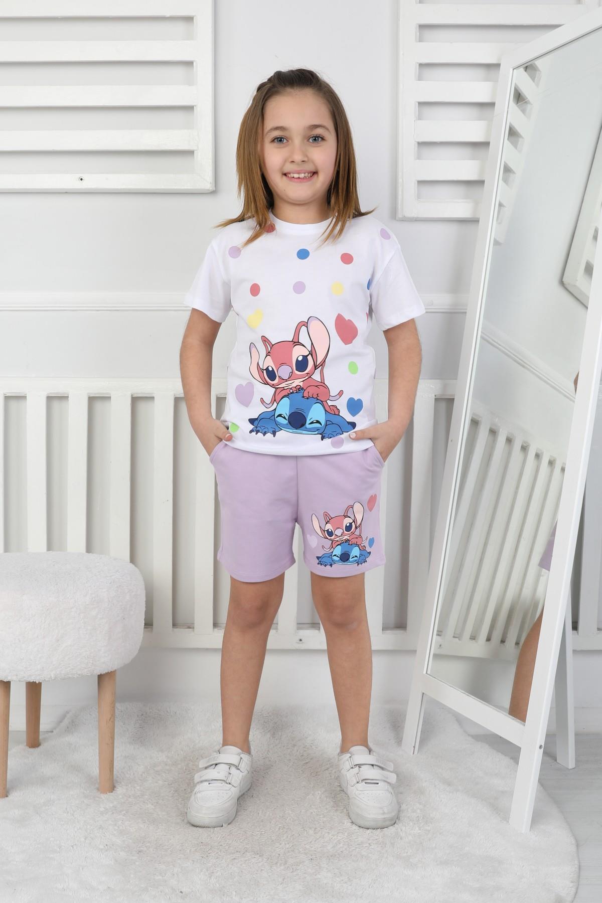 NEWKİDS Σετ για κορίτσια με στάμπα και τσέπες