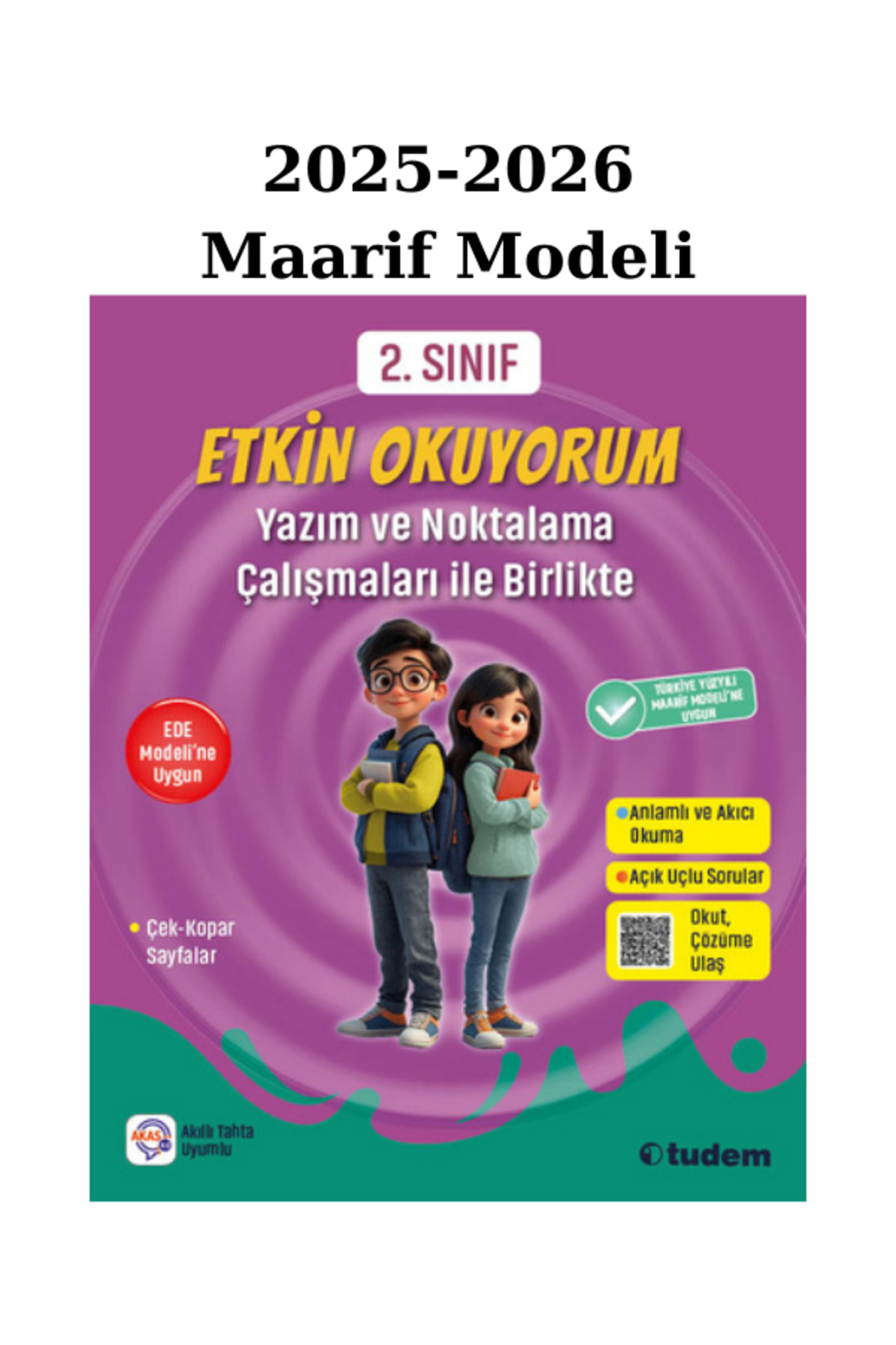 Tudem Yayınları Tudem 2.Sınıf Etkinlik Okuyorum 2025/26 Maarif