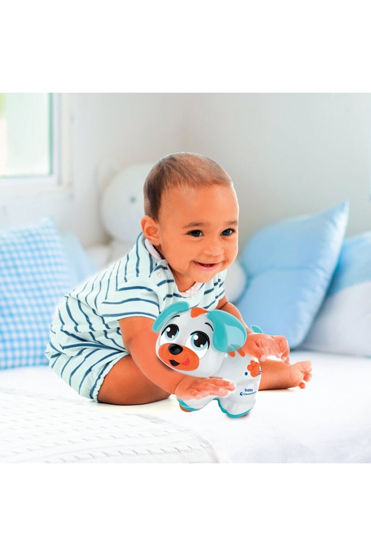 FABBA TOYS 17463 Baby Clementon.i Sevimli İnteraktif Köpekçik Eğitici Konuşan Oyuncak +6 Ay fotoğrafı 3 (önizleme)
