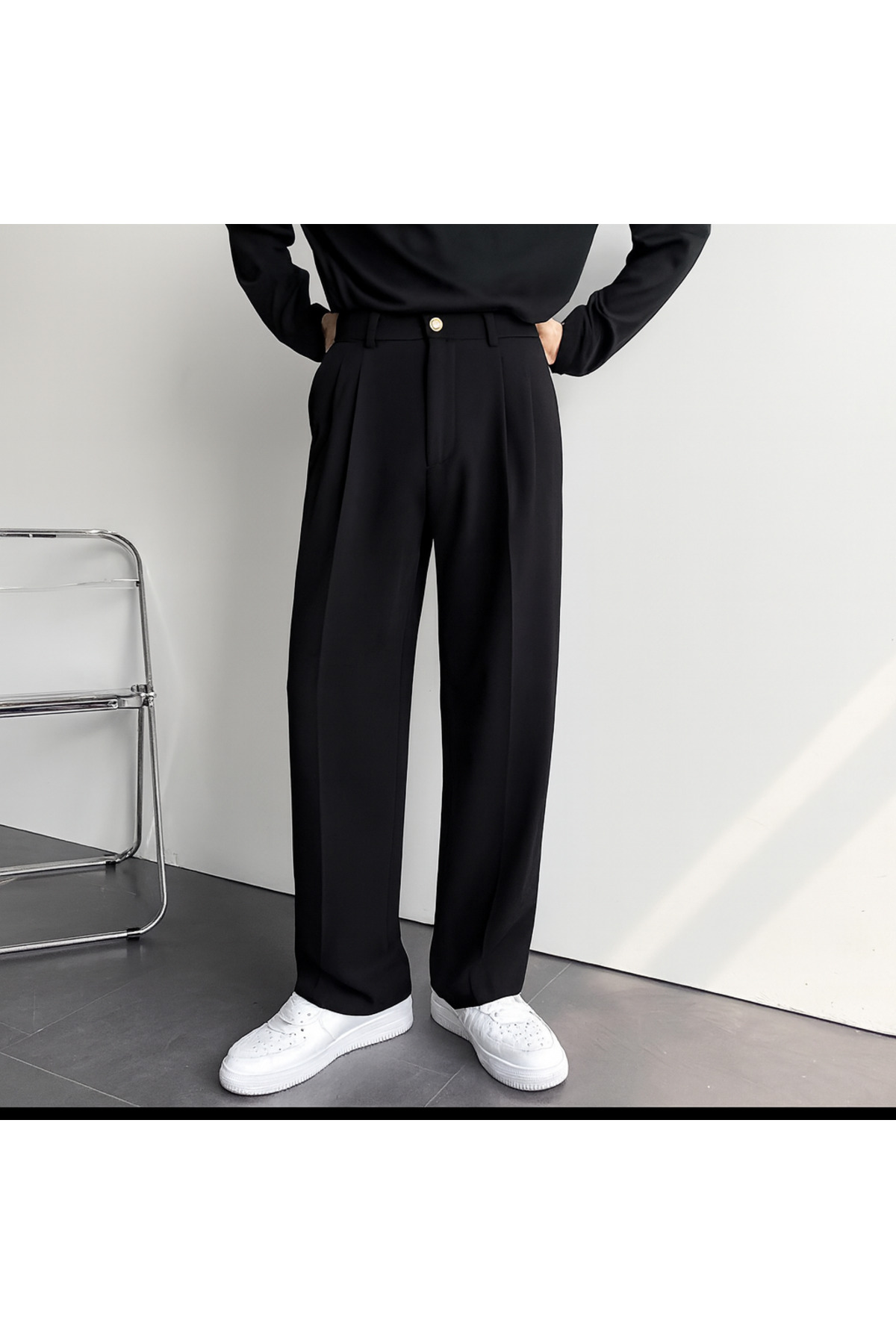 town walker Erkek Baggy Kumaş Pantolon Old Money