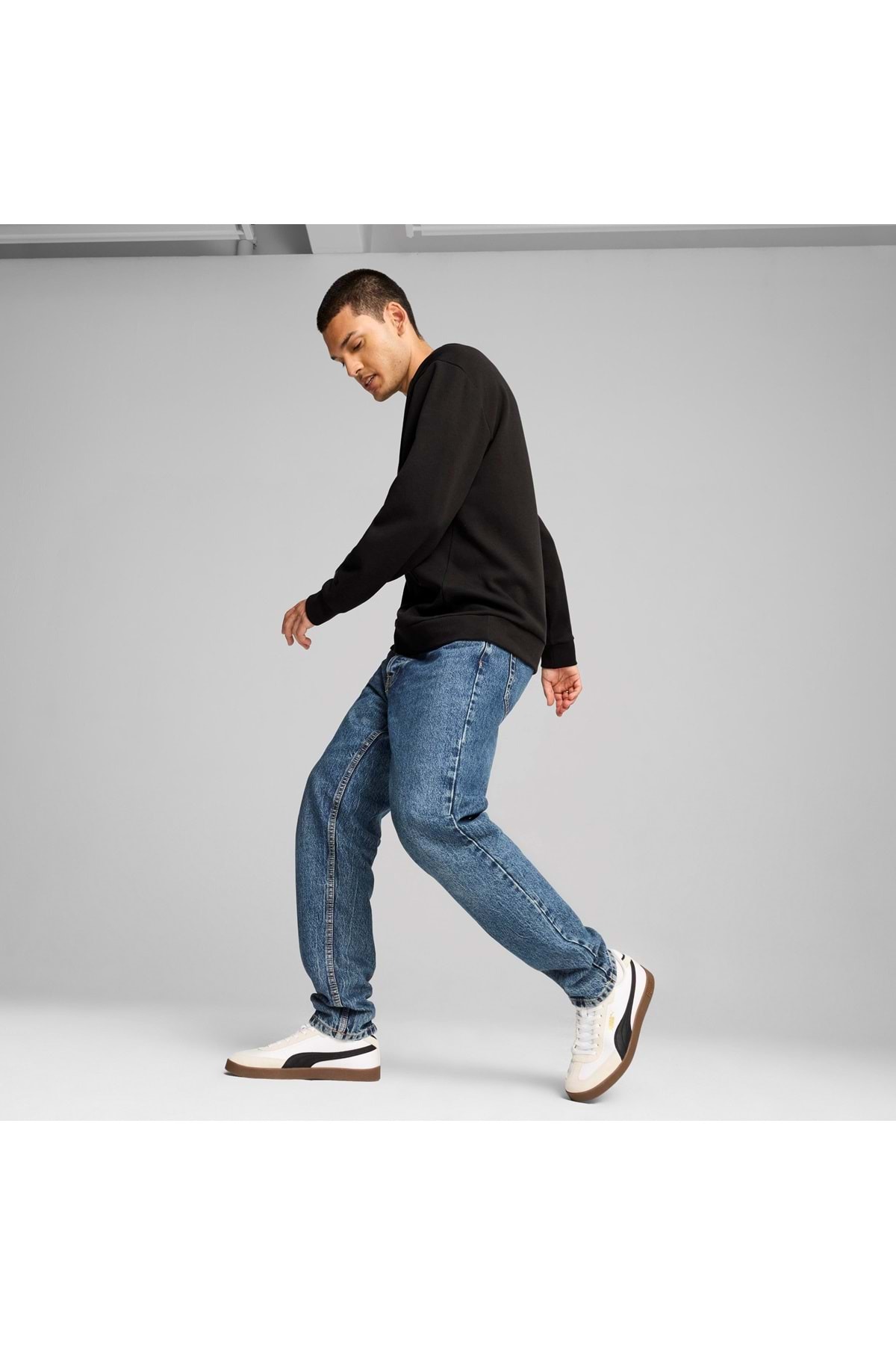 Puma  397447 Club II Era Sneaker Unisex Spor Ayakkabı BEYAZ-SİYAH - Görsel 3