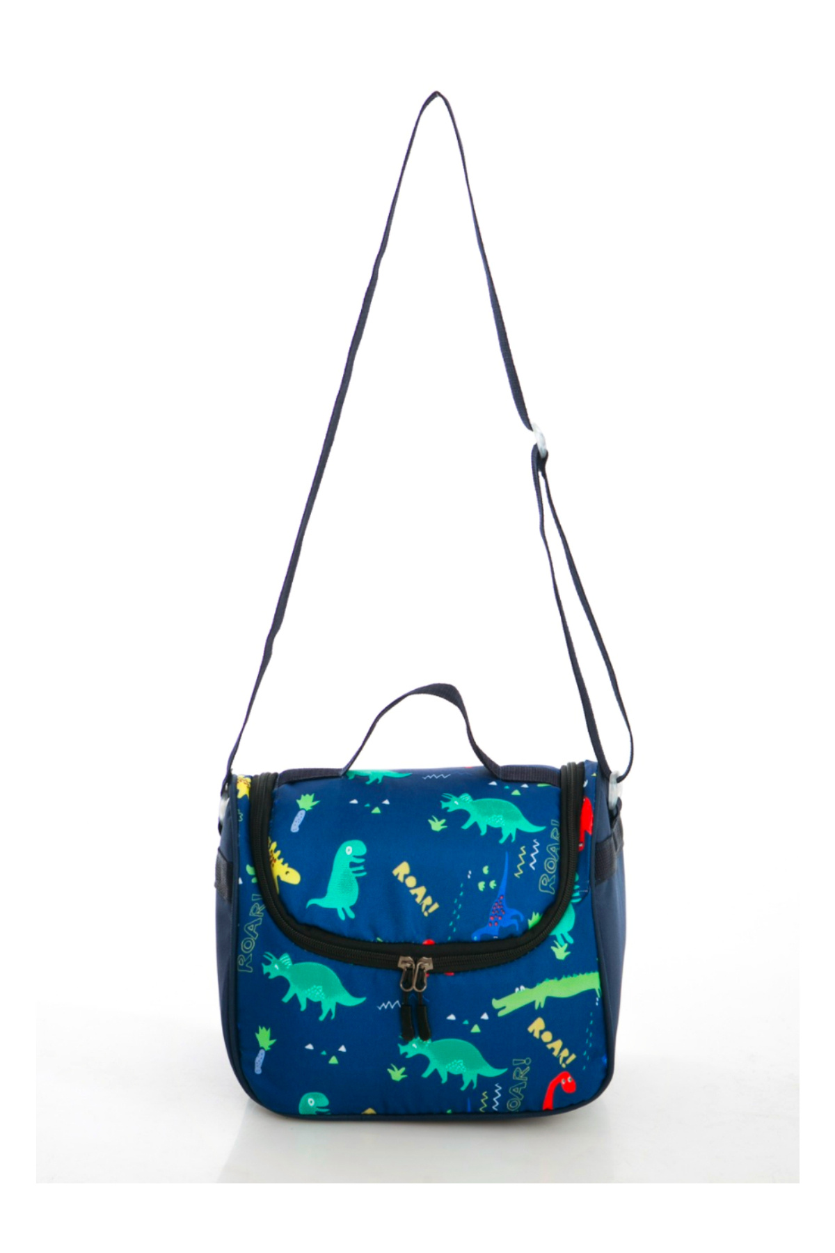 a v d a-Dino Patterned Thermal Insulated Lunch Box with Full Lining Inside 2