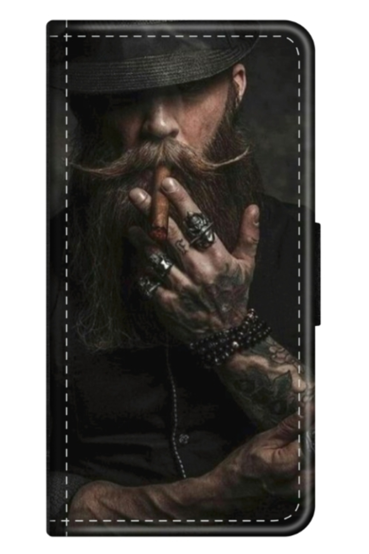 Atlas-Personalized HQ Xiaomi Redmi Note 9S book case, Beard Man, multicolor, S1D1M0355 1