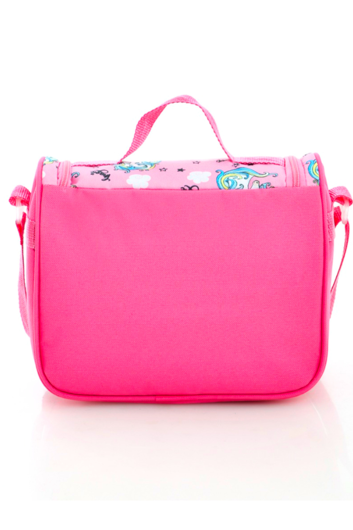 a v d a-Unicorn Patterned Pink Thermal Insulated Lunch Box with Full Lining Inside 4