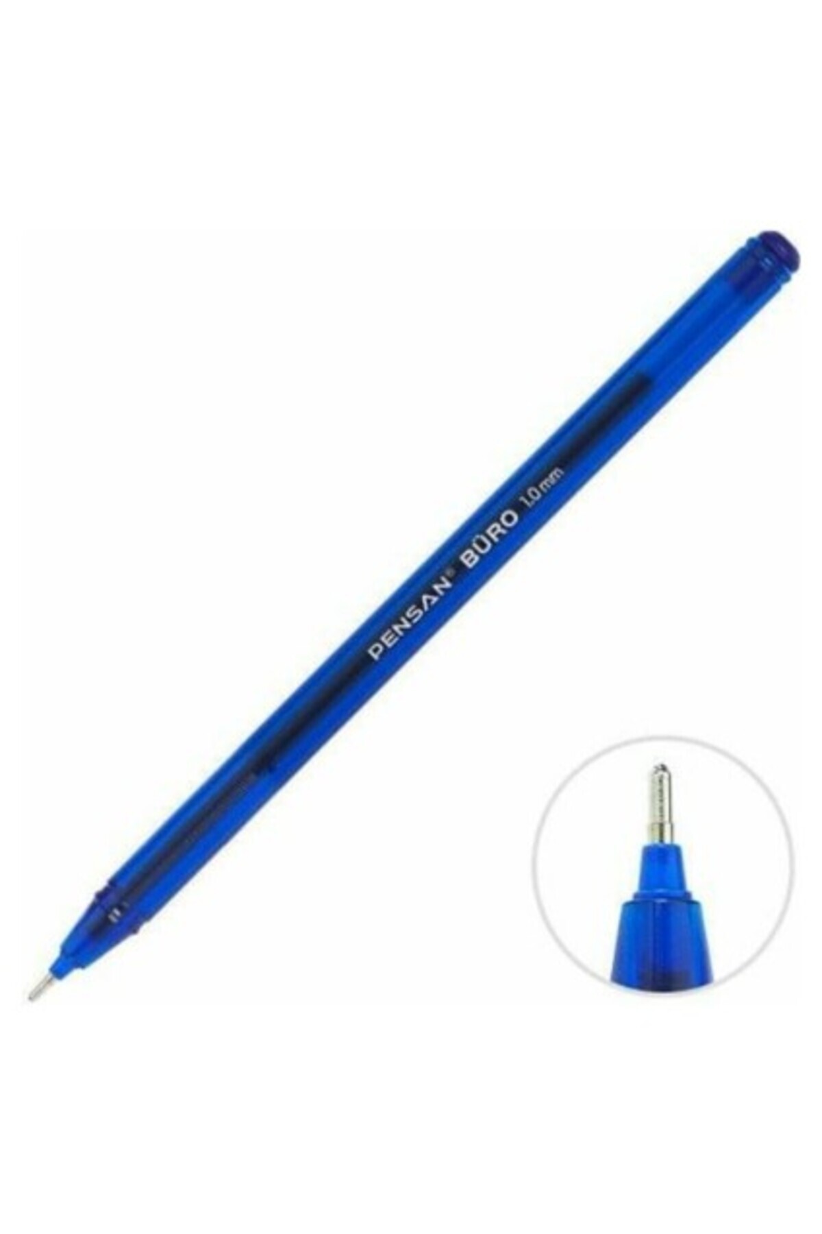 Genel Markalar Tükenmez Kalem 1.0mm Büro Tipi Ballpoint Kırmızı