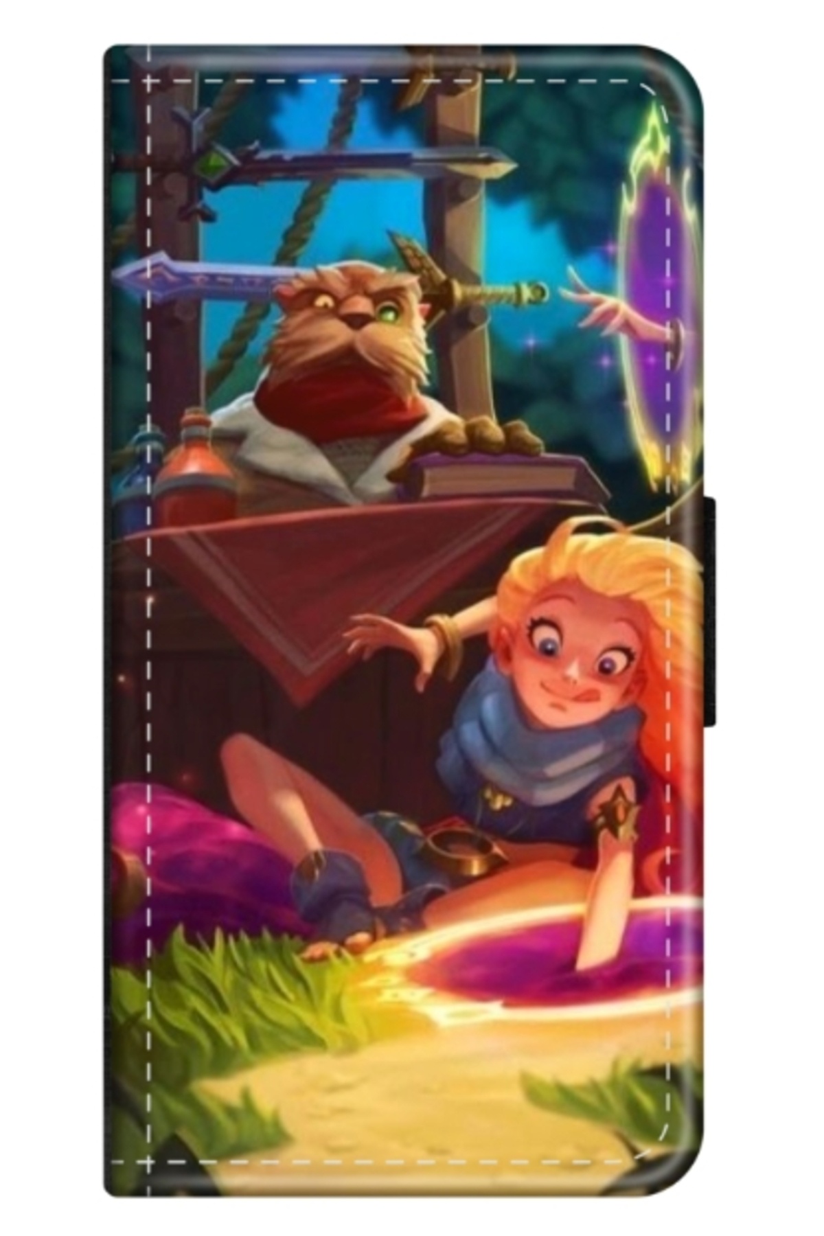 Atlas-Personalized HQ Huawei P Smart (2020) book case, Tangled, multicolor, S1D1M0150 1