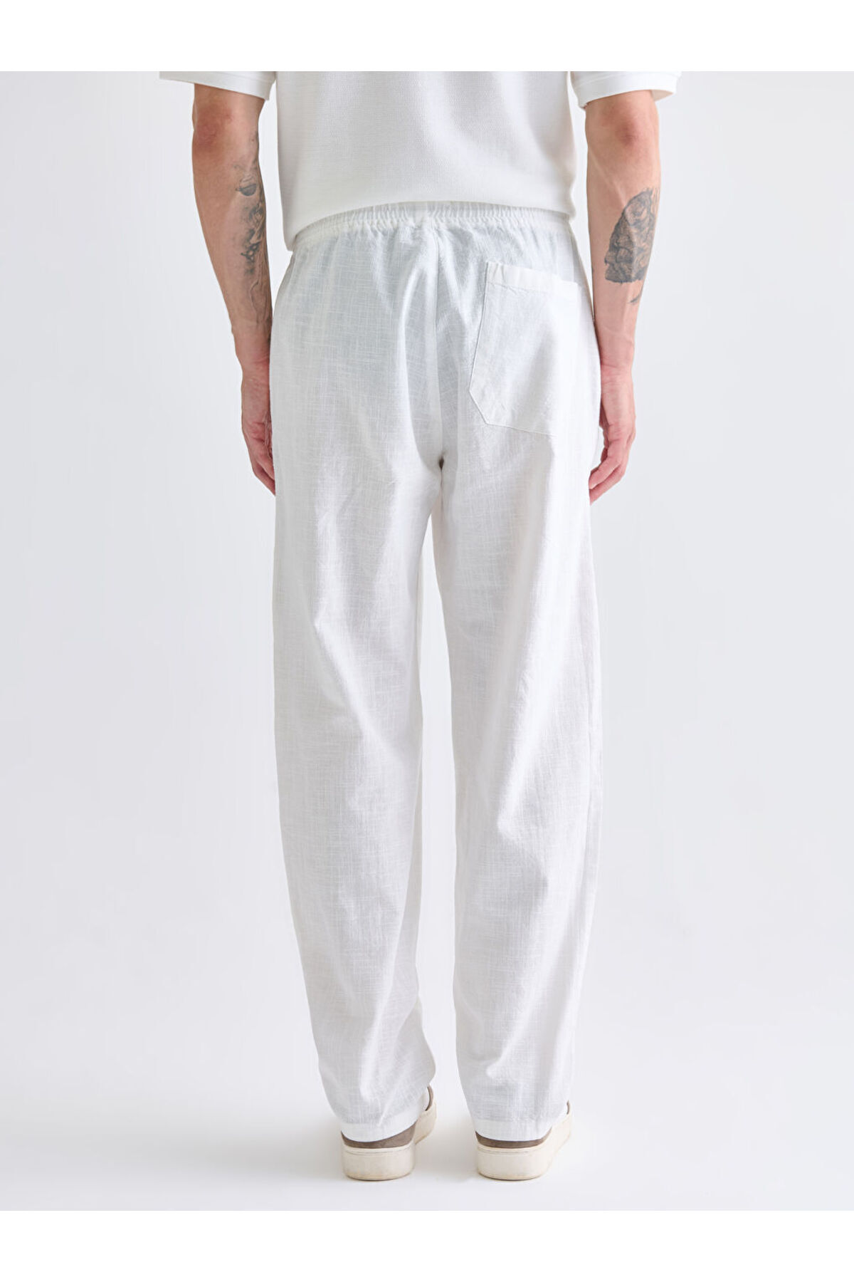 LC Waikiki-Create Your Style with Uzg Store |   Comfortable Fit Linen Look Men's Trousers 4