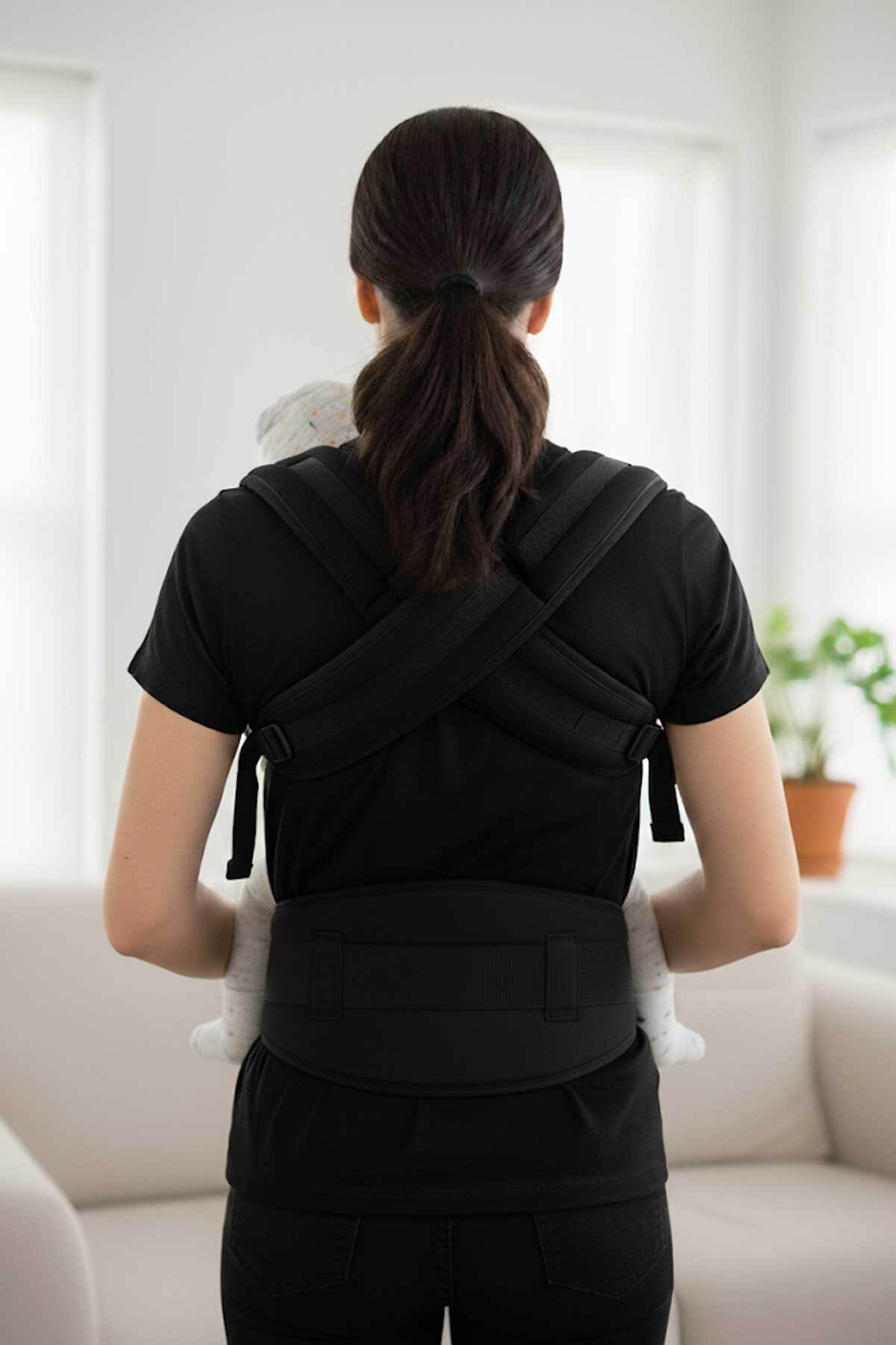 RevuBaby Relax Bel Destekli Bebek Kangurusu Çift Yönlü Kanguru - Ana Kucağı fotoğrafı 3 (önizleme)