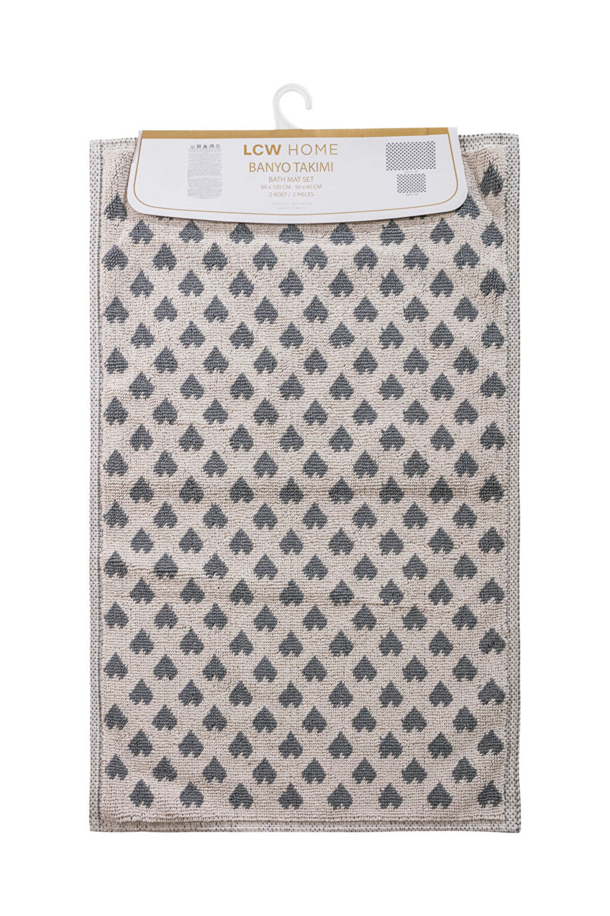 LC Waikiki-Sparkling Selections from Shining Store |   Patterned Bath Mat Set of 2 5