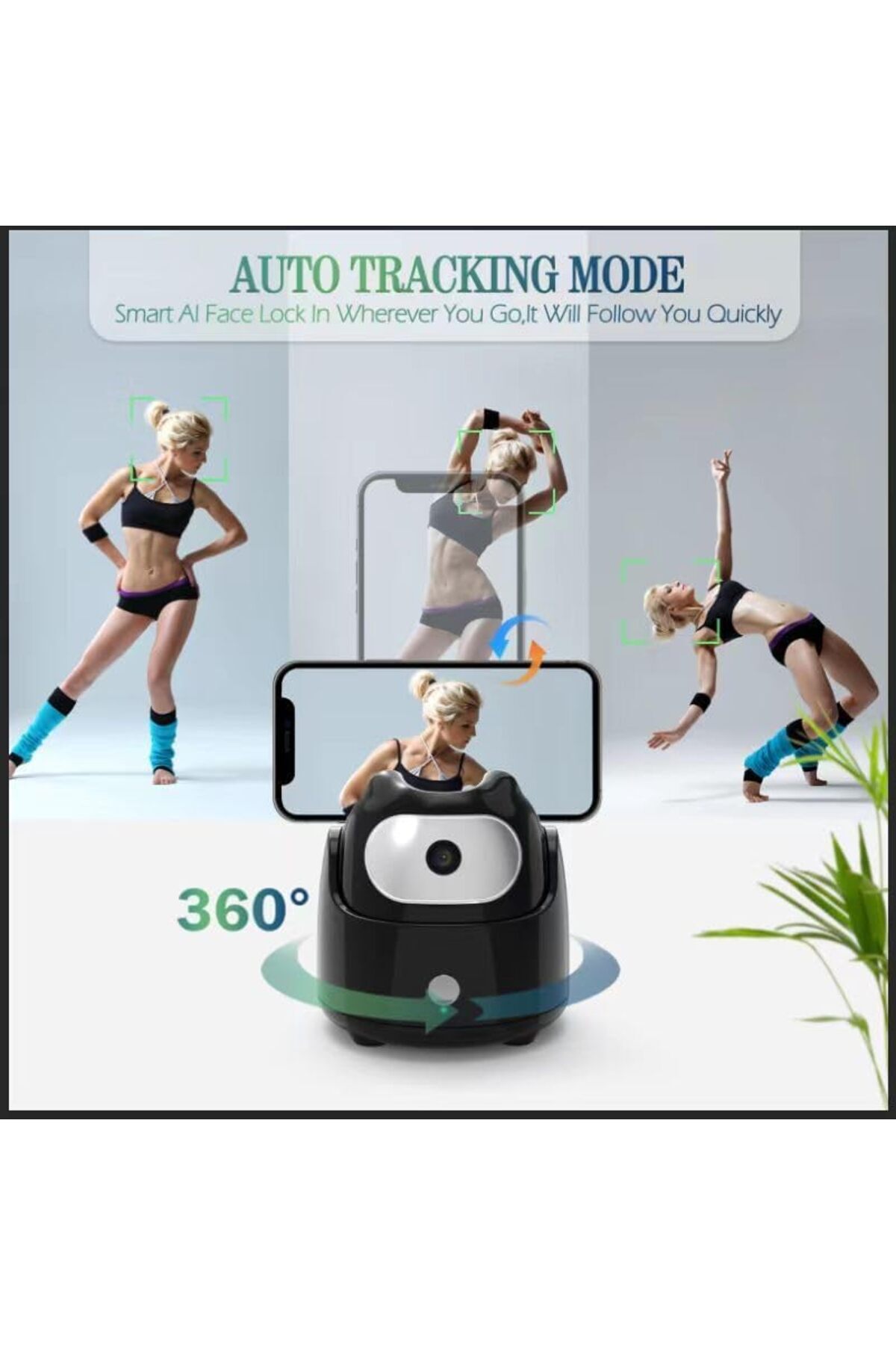 Hope-Auto Face Tracking Tripod 360° Rotation 3