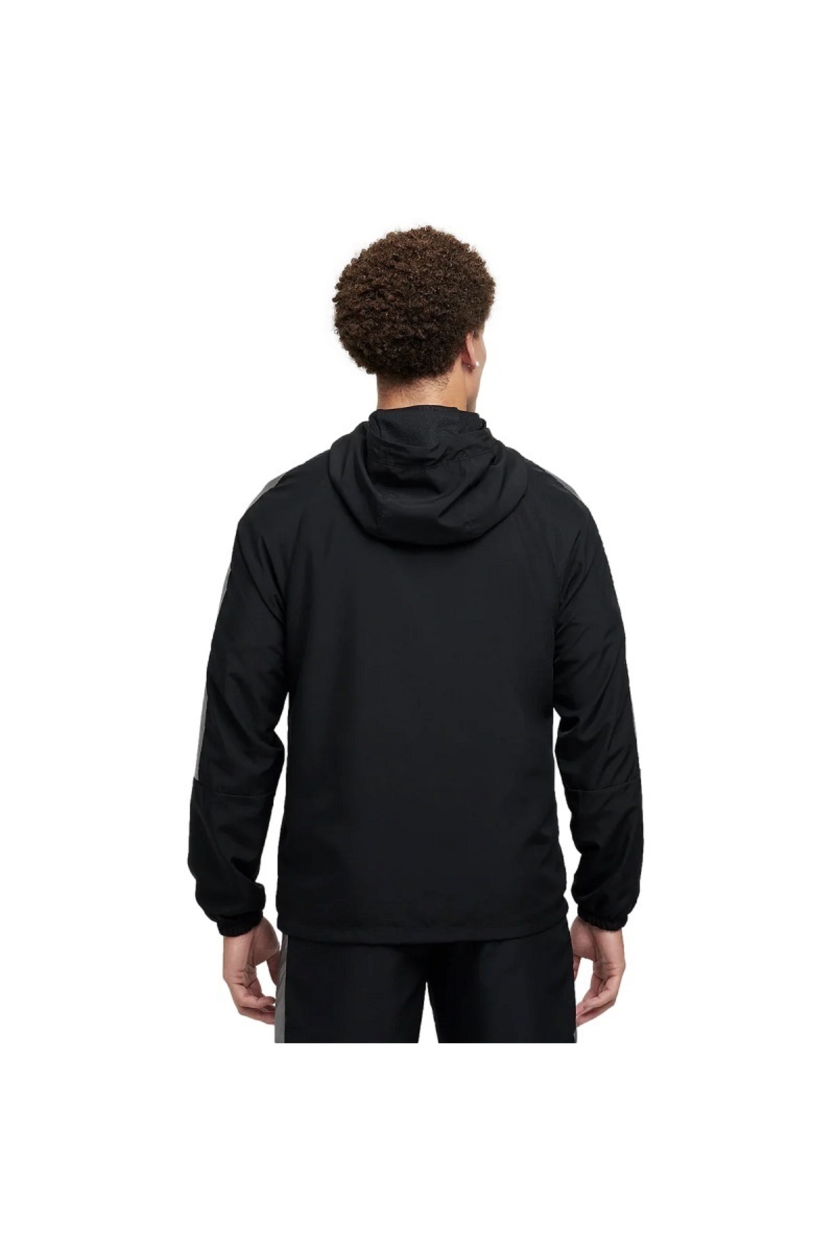 ژاکت مشکی کلاهدار ضد آب ACADEMY — مشکی FZ0585-010 — تصویر 2 از 4