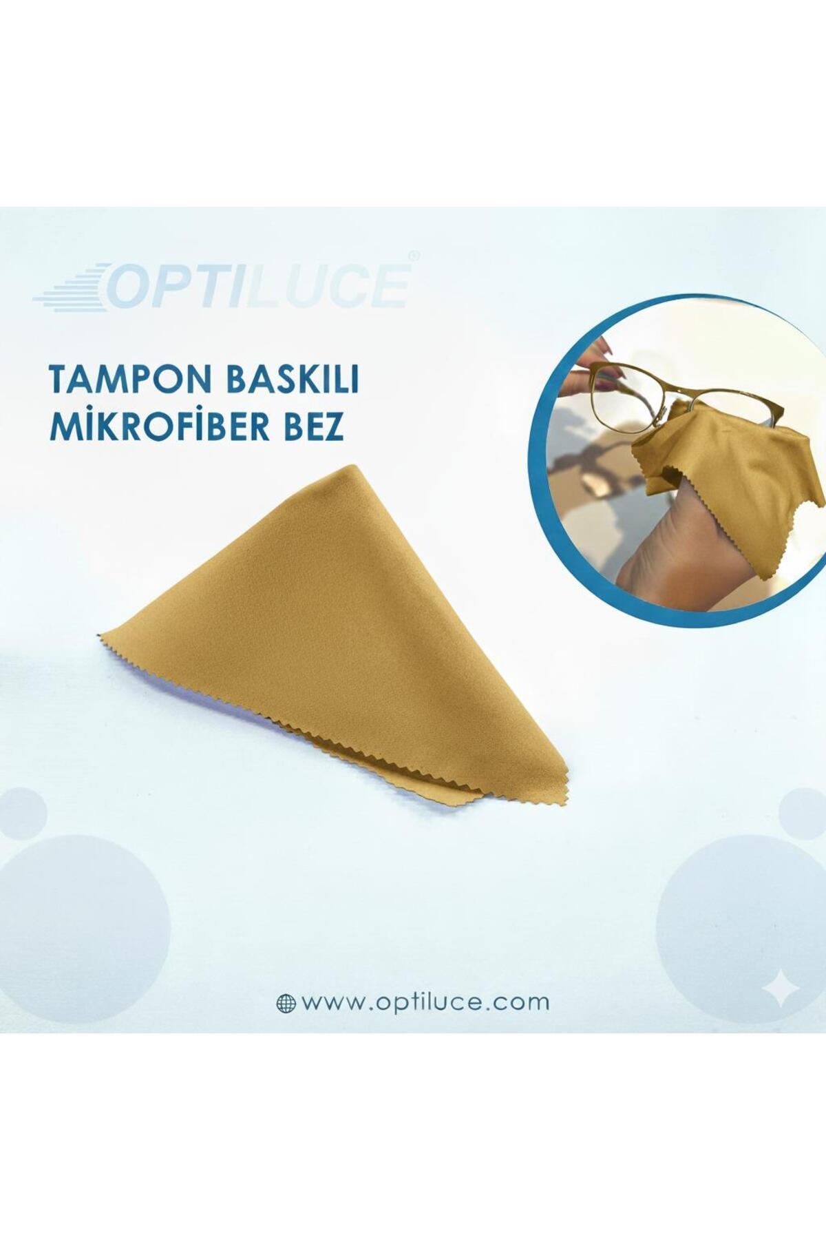 OPTILUCE Mikrofiber Gözlük Temizleme Bezi 15x18 1. Kalite 5 ADET
