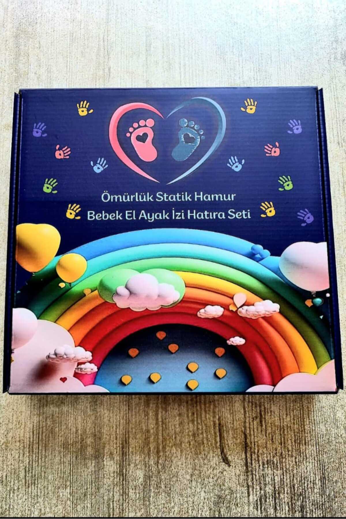 teknotrust Renkli Bebek El ve Ayak İzi Hatıra Seti, Sevimli ve Anlamlı Hatıra Koleksiyonu fotoğrafı 4 (önizleme)