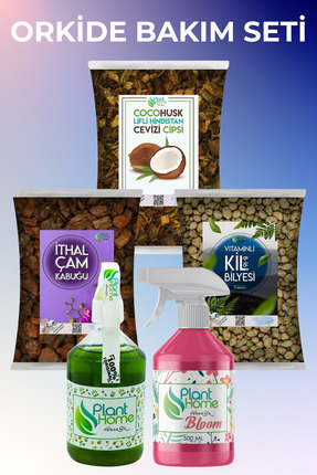 Plant Home Power Mix Orkide Bakım Seti 5'li Paket