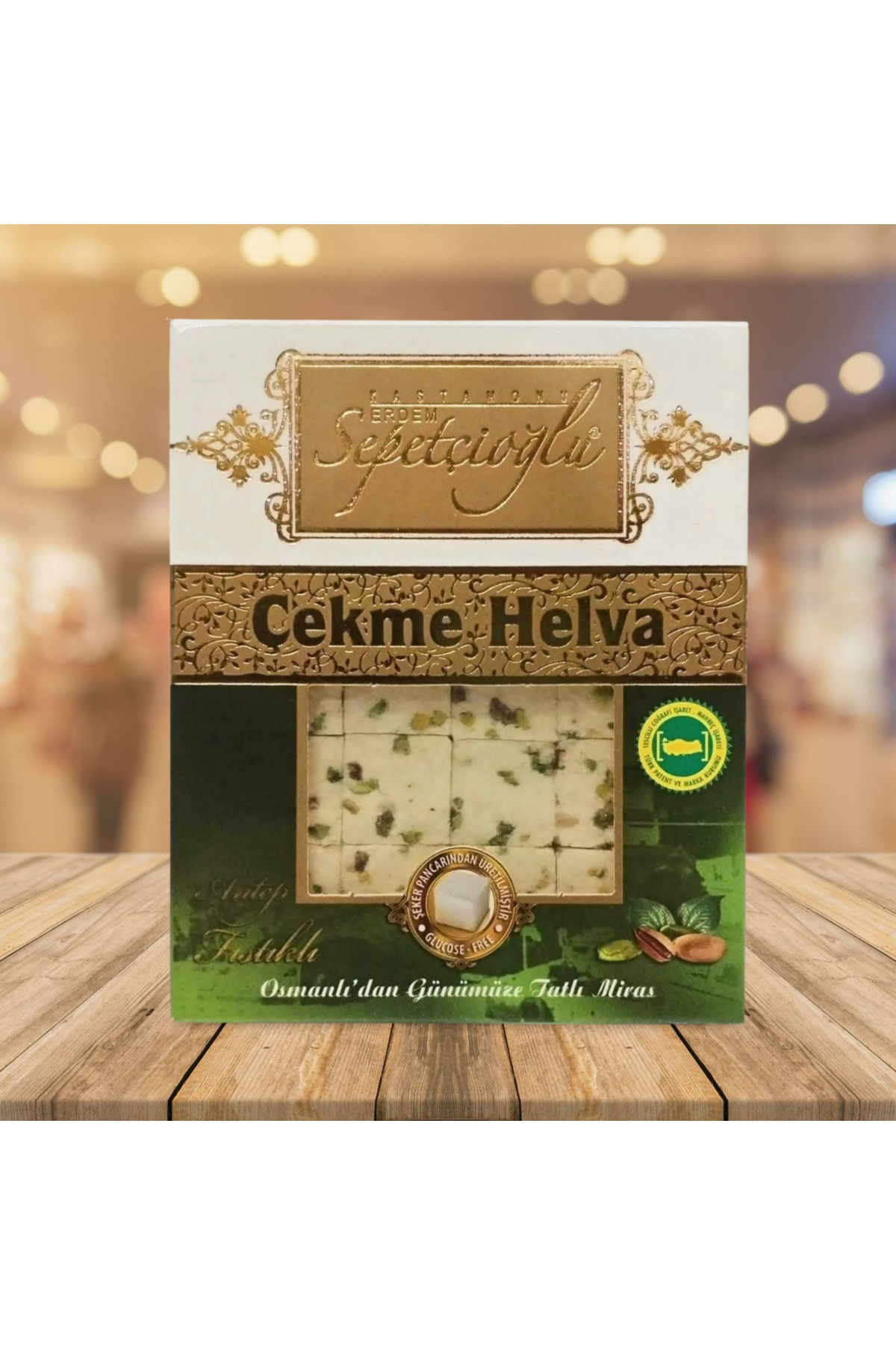 KASTAMONU ERDEM SEPETÇİOĞLU ÇEKME HELVA ANTEP FISTIKLI VAKUMLU