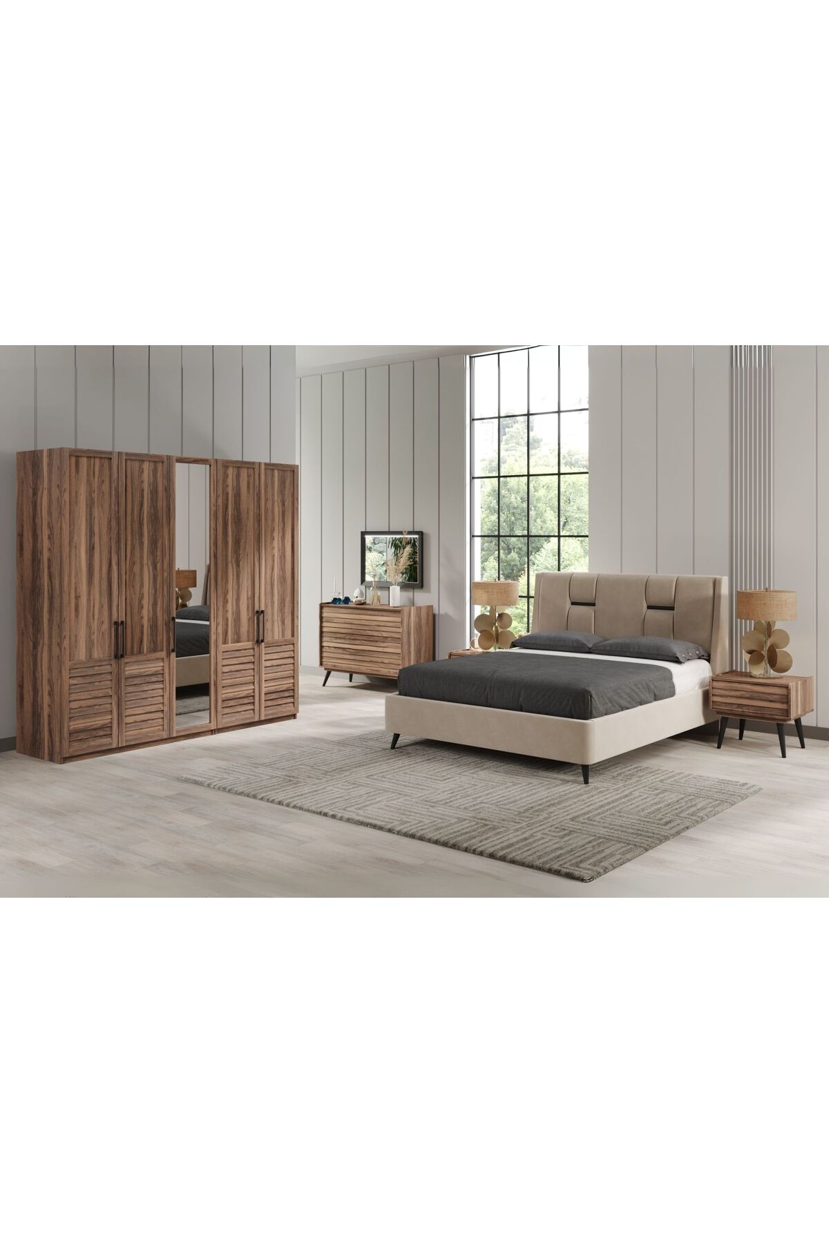 Doressa Rent Brown Yatak Odası Takımı - Fiyatı, Yorumları