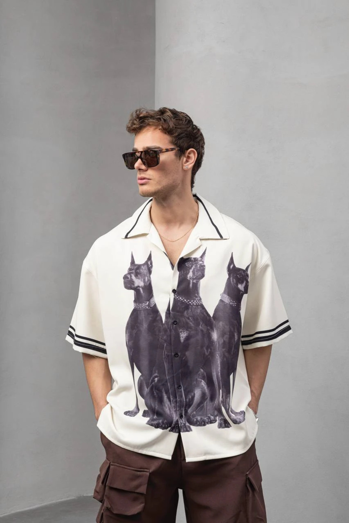 Yeblin Oversize Doberman Gömlek fotoğrafı 2 (önizleme)