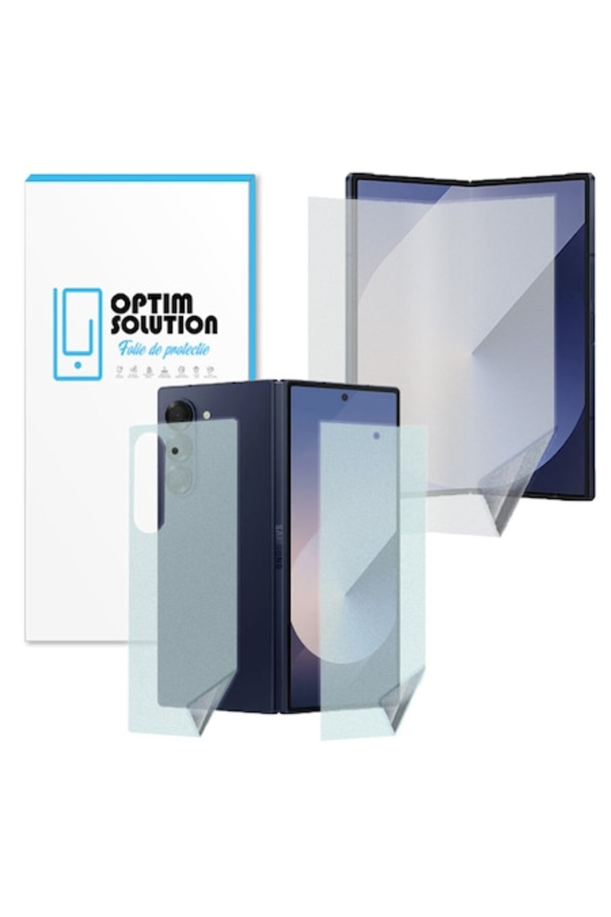 Optim Solution-Hydrogel Matte Screen and Back Protector for Samsung Galaxy Z Fold7 1