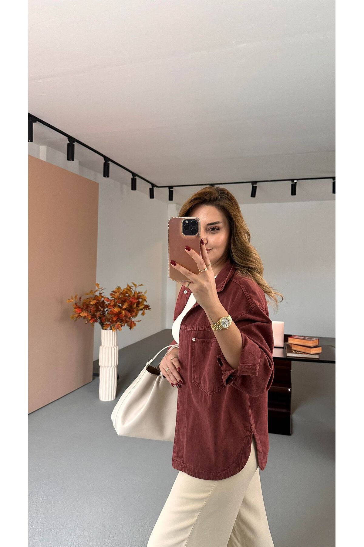 TLG  KADIN CEP DETAY GABARDİN CEKET - Görsel 2