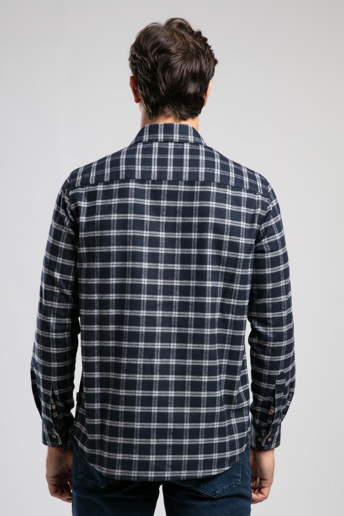 پیراهن مردانه شطرنجی آستین بلند | لی کوپر Lee Cooper 261 LCM 241005 - تصویر 3