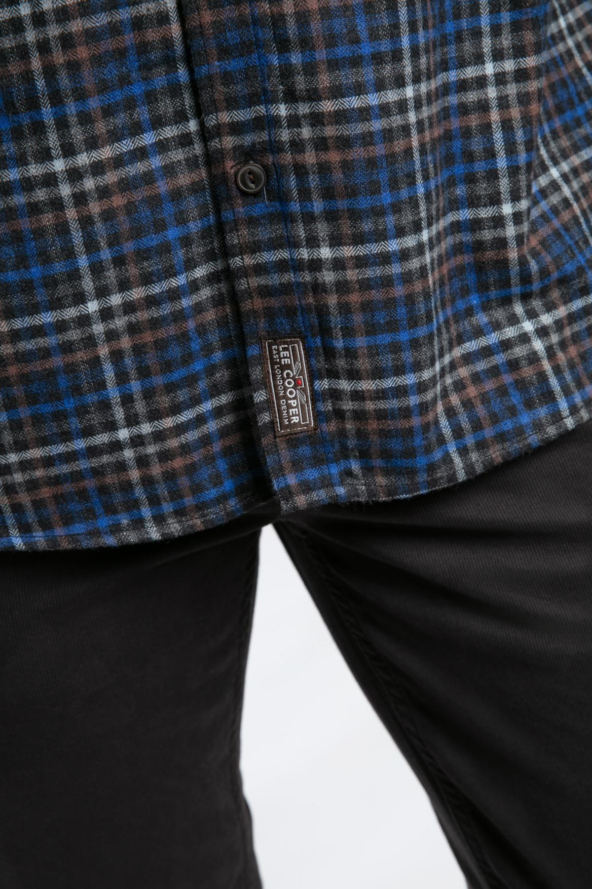 پیراهن مردانه شطرنجی آستین بلند | لی کوپر Lee Cooper 261 LCM 241009 - تصویر 4