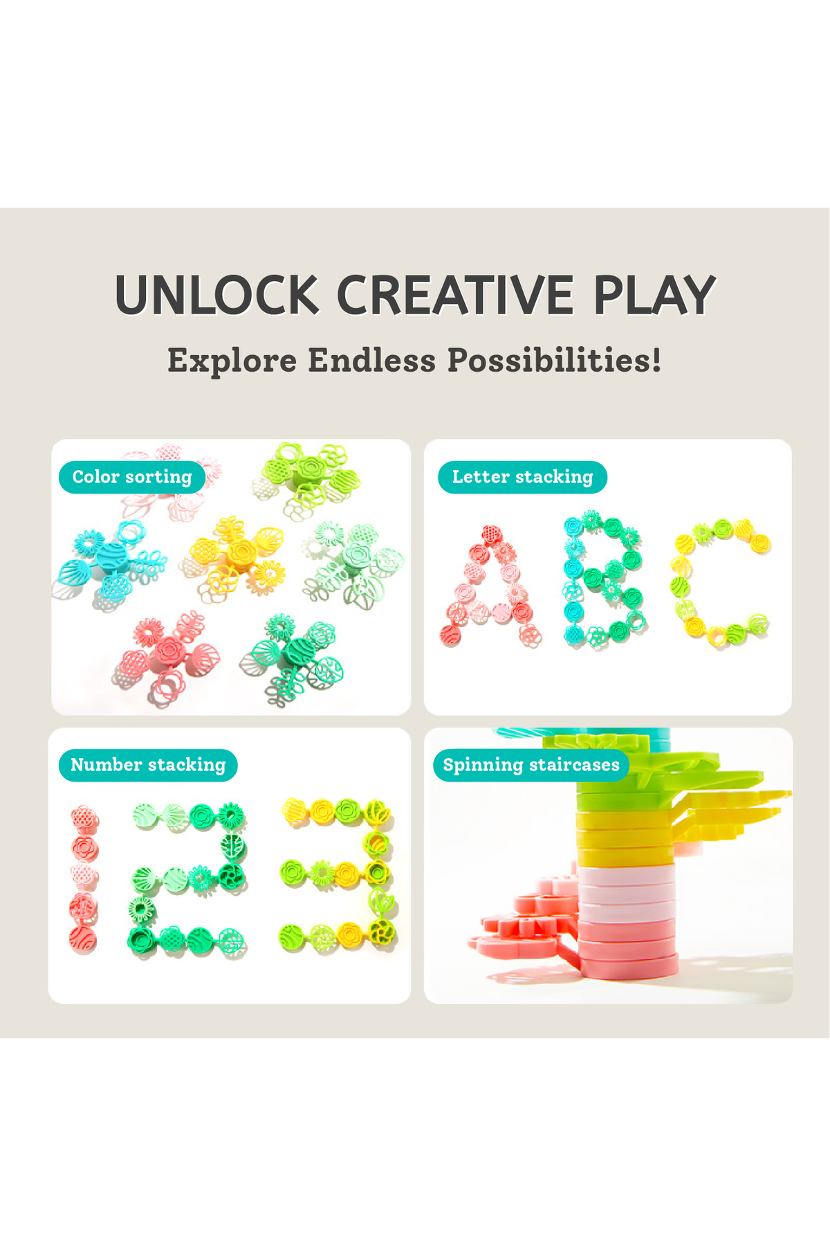 بلوکهای تعادلی گلدار