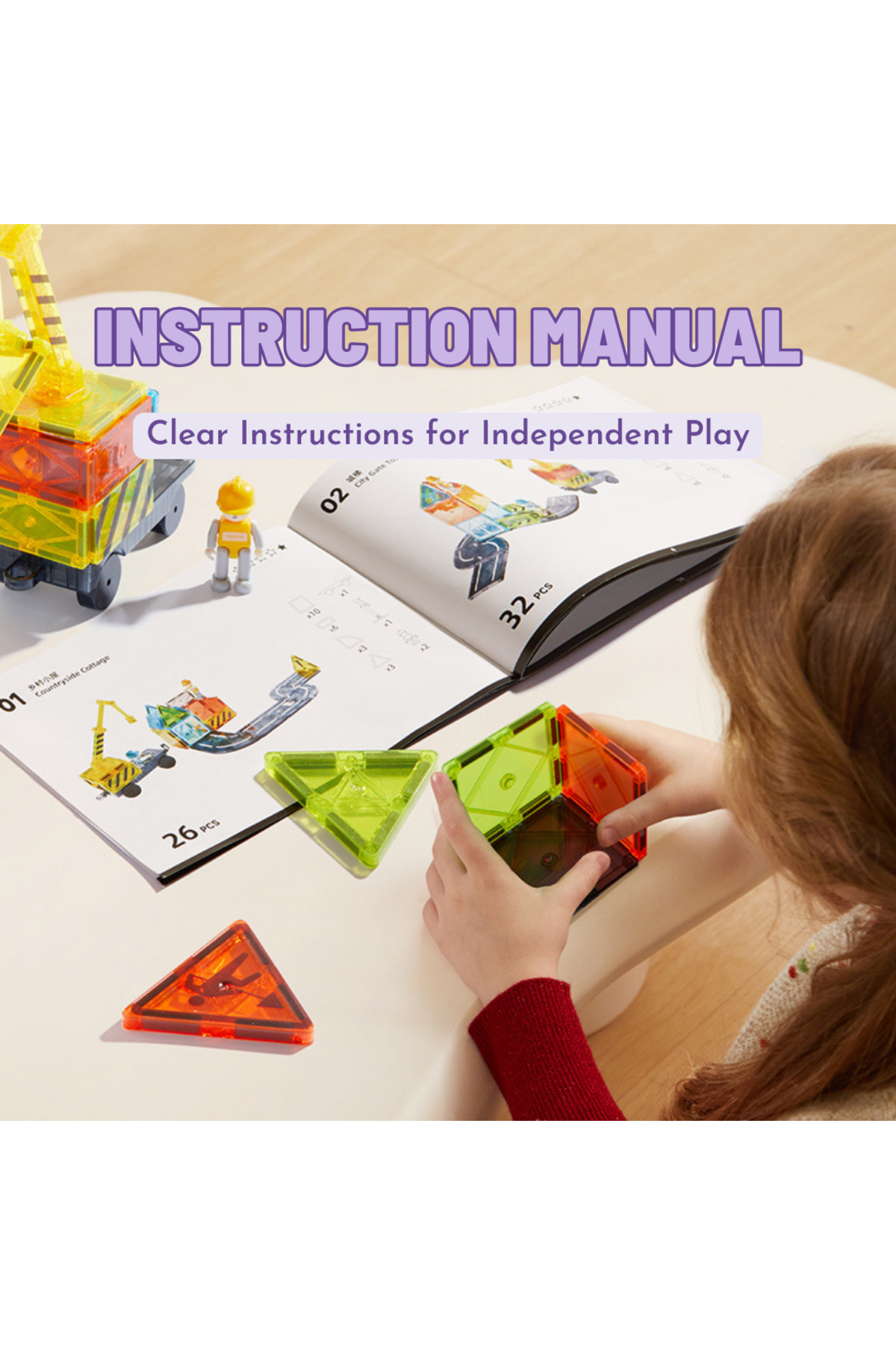 کاشیهای مغناطیسی – ۳۶ تکه – معمار کوچک