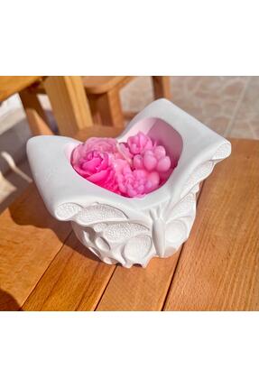 ARTEMİS Kelebek Saksılı Pembe Düş Bahçesi Mum