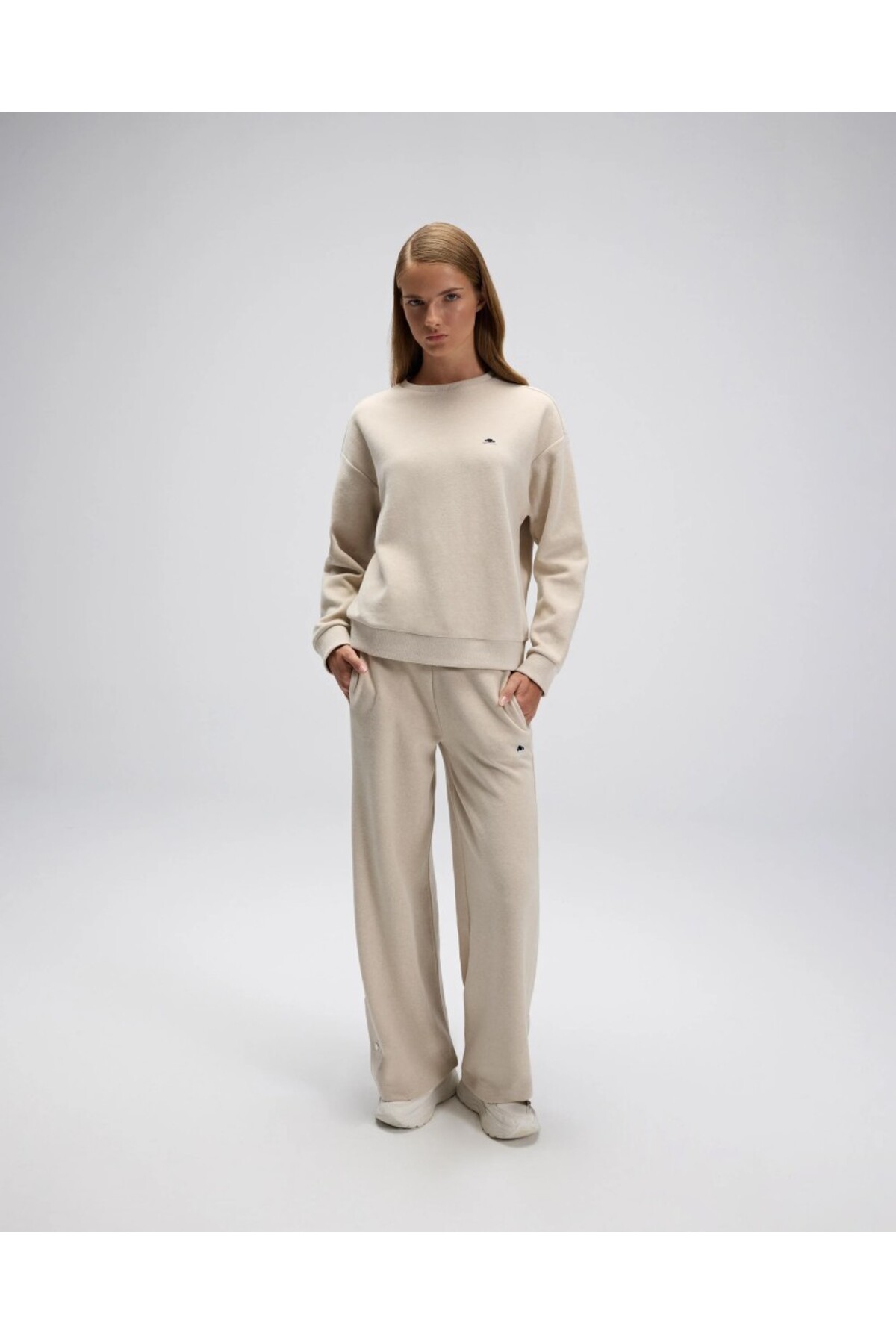 Ellesse EF540-BGM Kadın Bej Sweat görsel 4