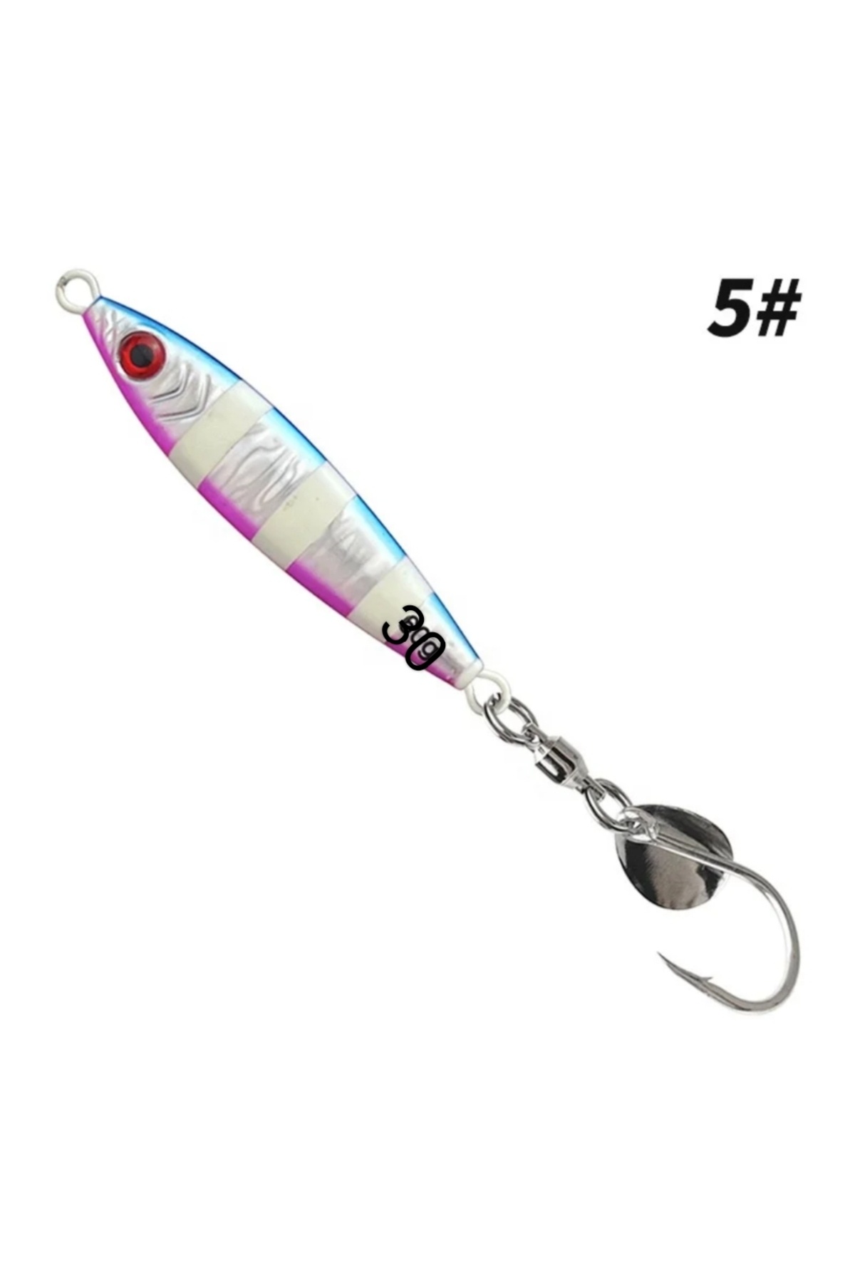 Bozok balıkçılık JİG , DÖNER KAŞIKLI JİG , 30 GRAM 6,2 CM