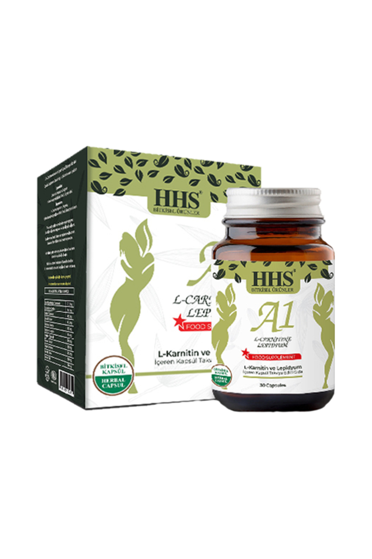 HHS DOĞAL BİTKİSEL ÜRÜNLER Slimming pills, Hhs A1 L-Carnitine Lepidium-  Trendyol