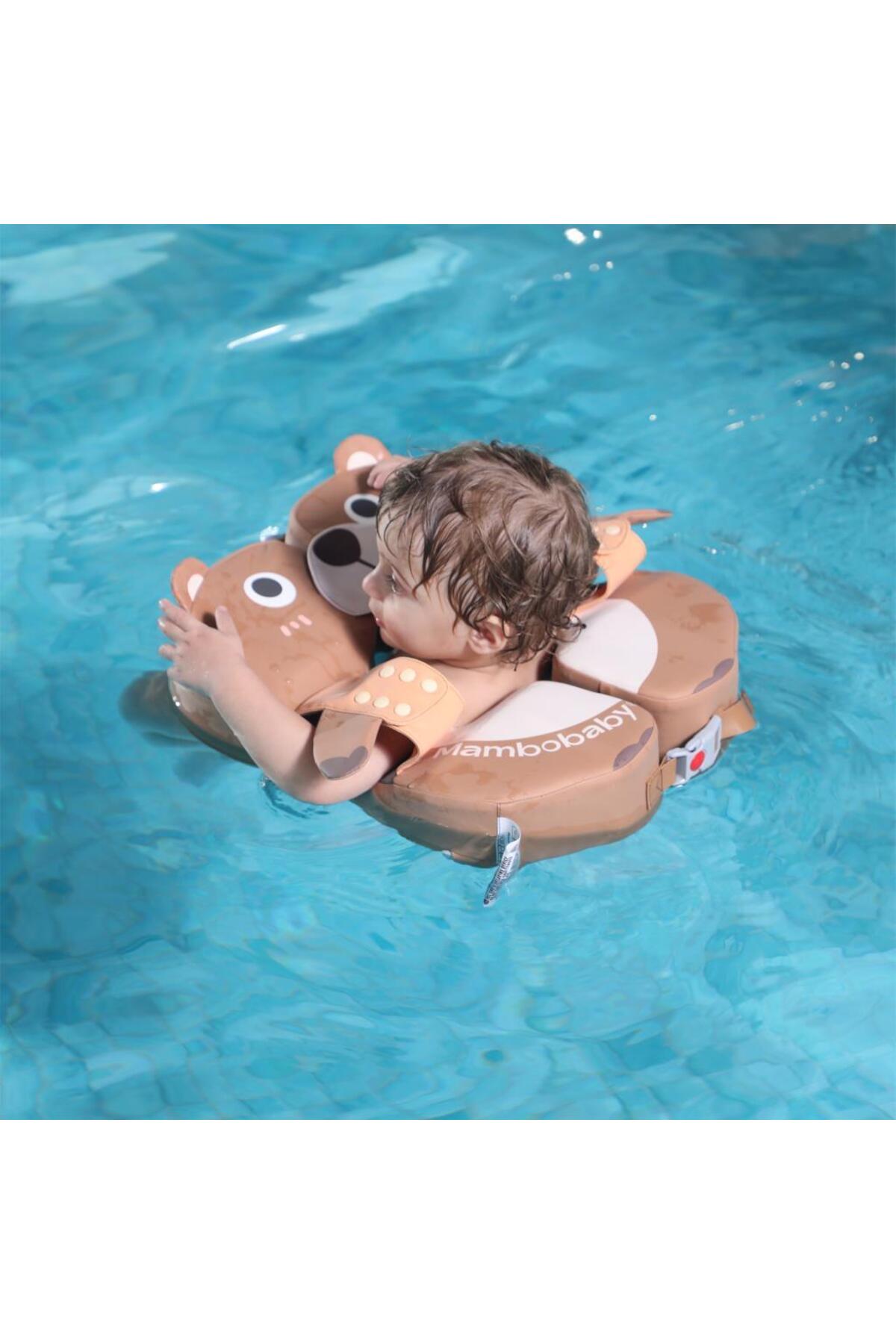 Mambobaby Katlanabilir Göğüs Destekli Yüzme Simidi - Ayı fotoğrafı 2 (önizleme)