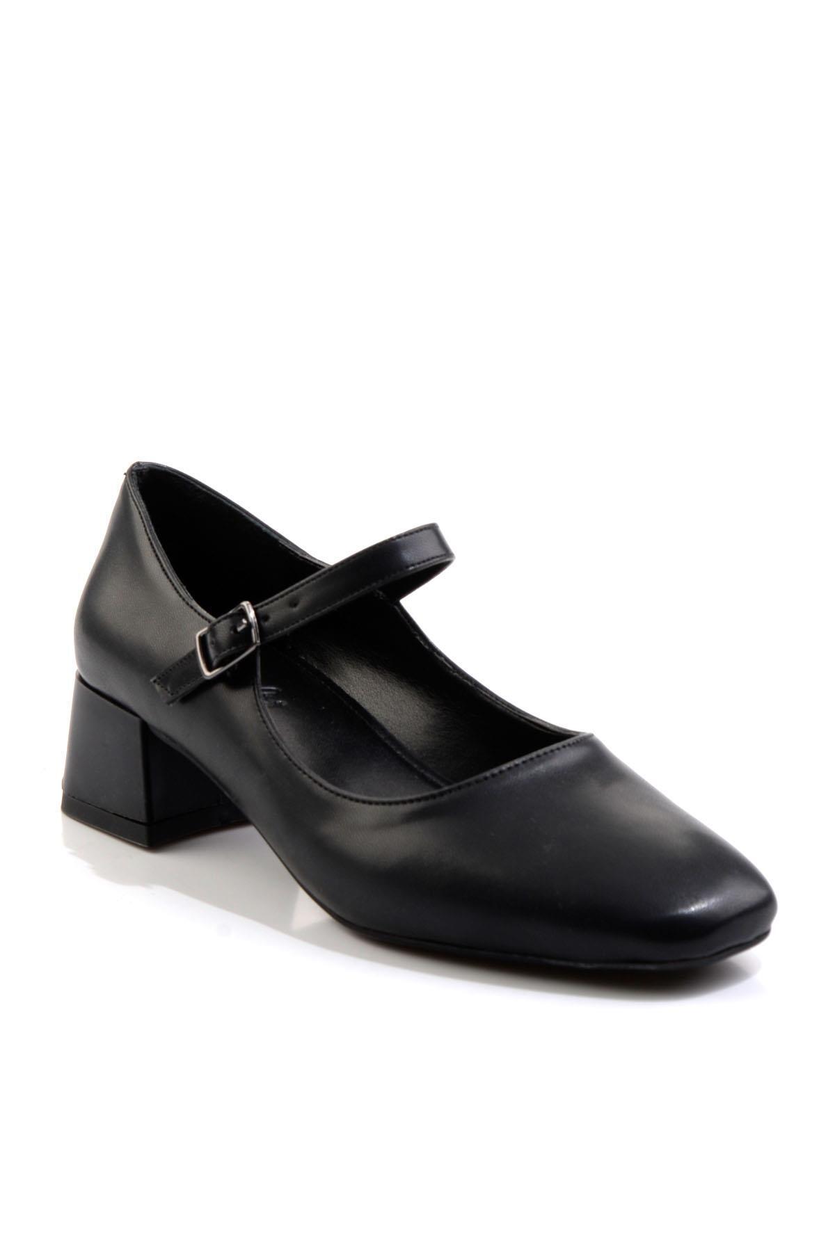 Bambi  Siyah Kadın Klasik Topuklu Ayakkabı K01213034709 - Görsel 2