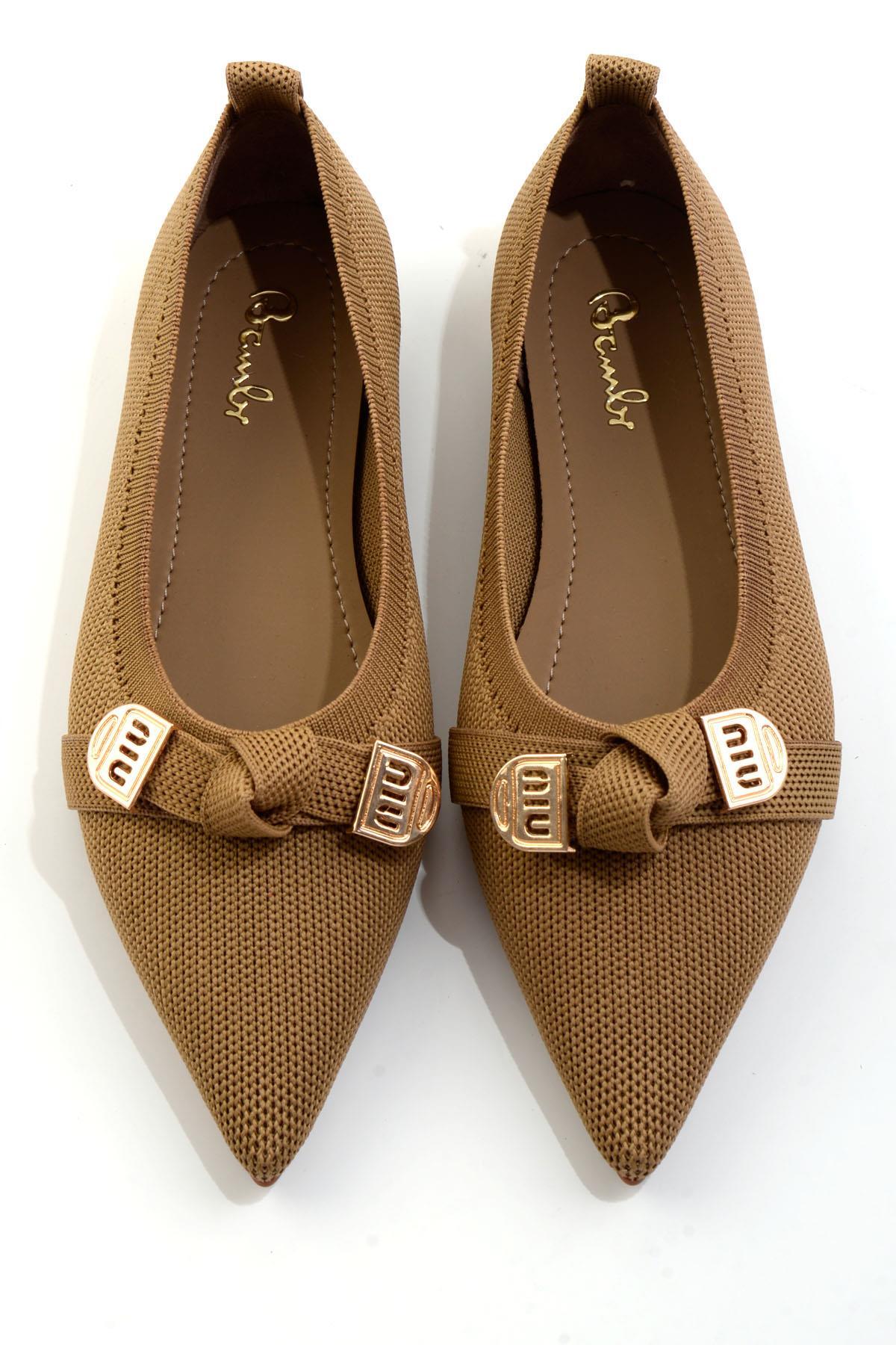 Bambi  Taba Kadın Babet K01327023482 - Görsel 4