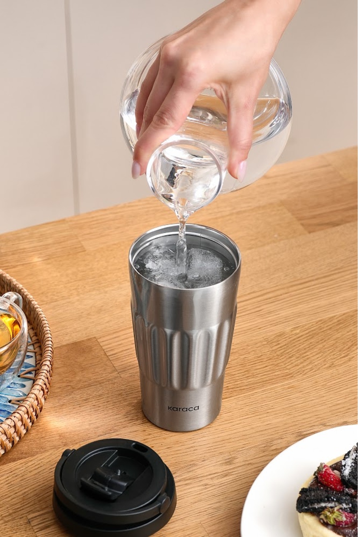 فلاسک  نقره اي کاراجاKaraca | 1.00023E+12 اورجینال - تصویر 4