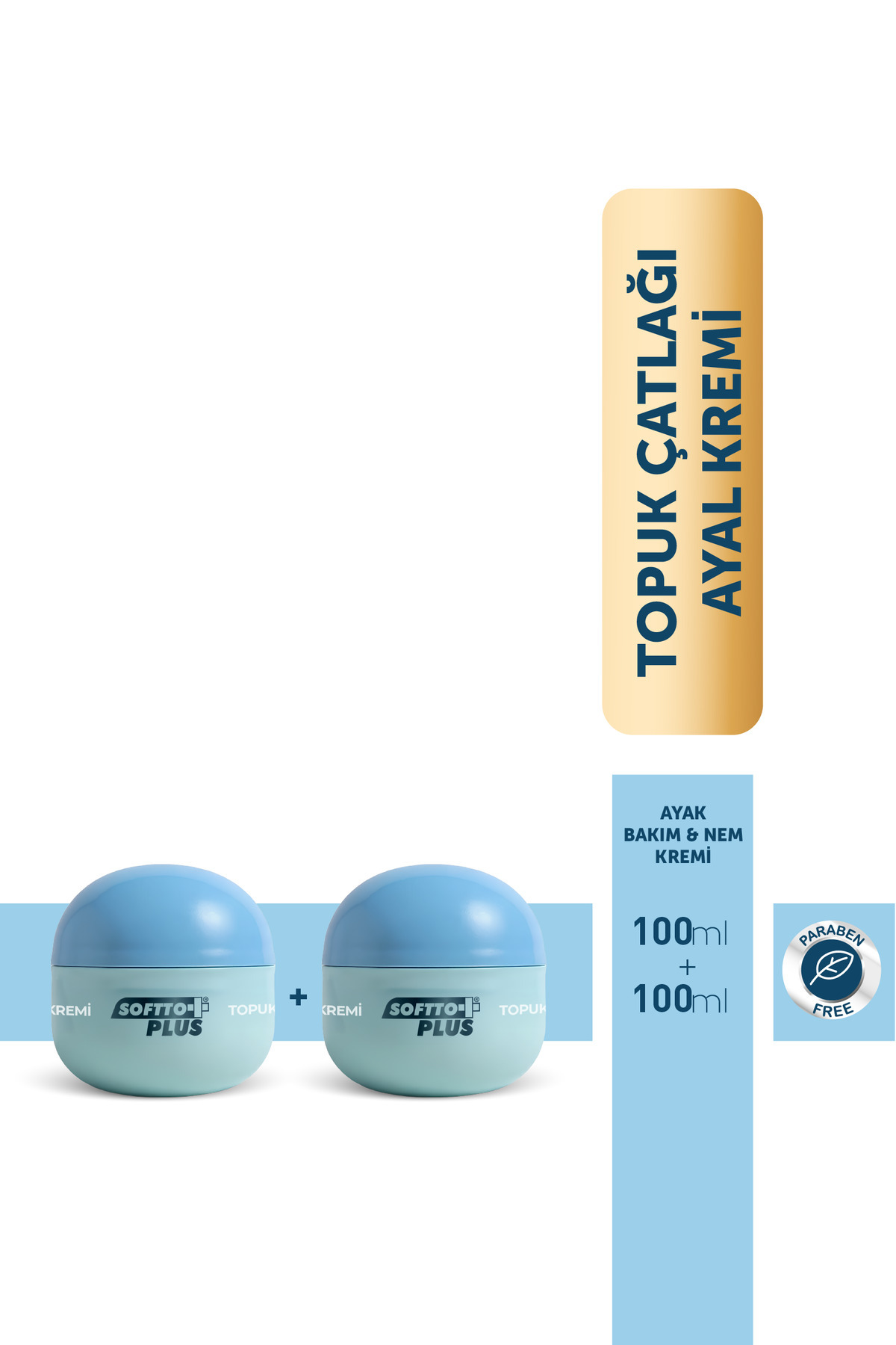 2 Adet Softto Plus Topuk Çatlağı ve Ayak Kremi 100ml — P3831S5632 — تصویر 1 از 3