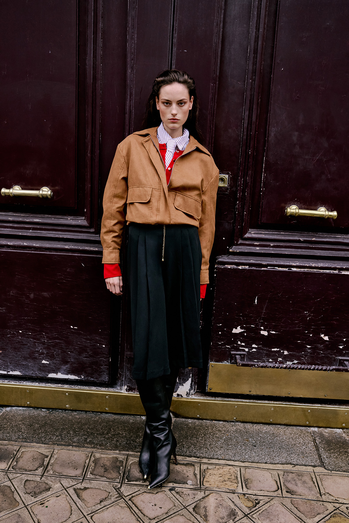 Trendyolmilla  Siyah Uzun Kemerli Şort & Bermuda TWOAW26SR00007