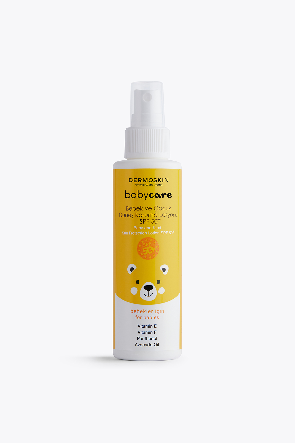 Dermoskin Babycare Bebek ve Çocuk Güneş Koruma Vücut Losyonu | Spf 50+ | Probiyotikli UVA & UVB | 100 ml