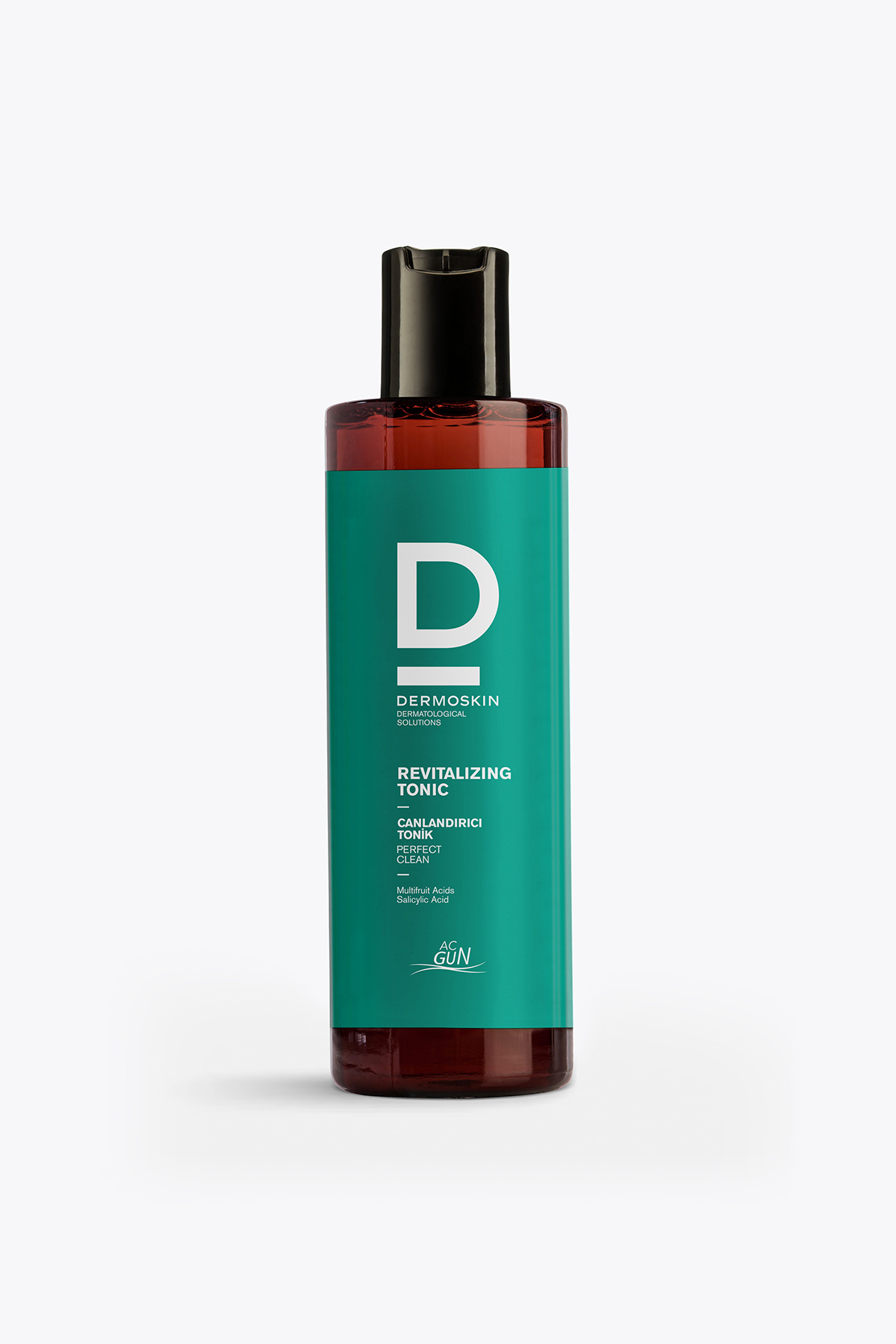 Dermoskin Acgun Sivilce ve Akne Karşıtı Canlandırıcı Tonik | Gözenek Sıkılaştırıcı | Salisilik Asit | 200 ml