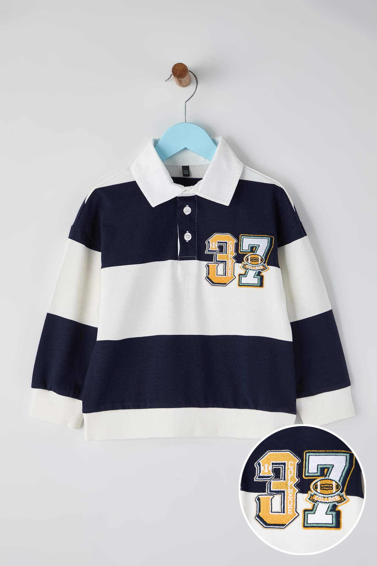 Trendyolmilla  Ekru Baskılı Örme Sweatshirt TKDAW26SW00057 - Görsel 4