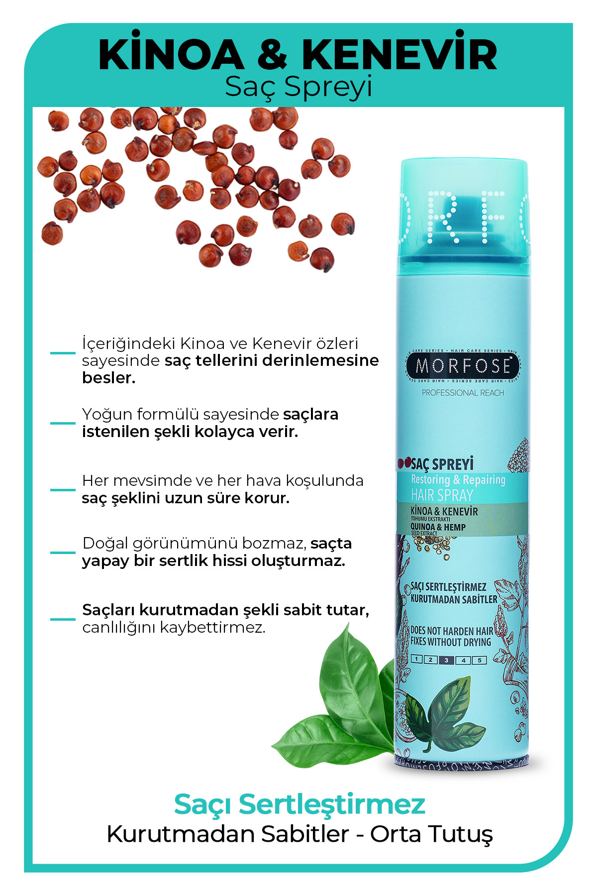 اسپری مو   Morfose | 1100016255 اورجینال - تصویر 3