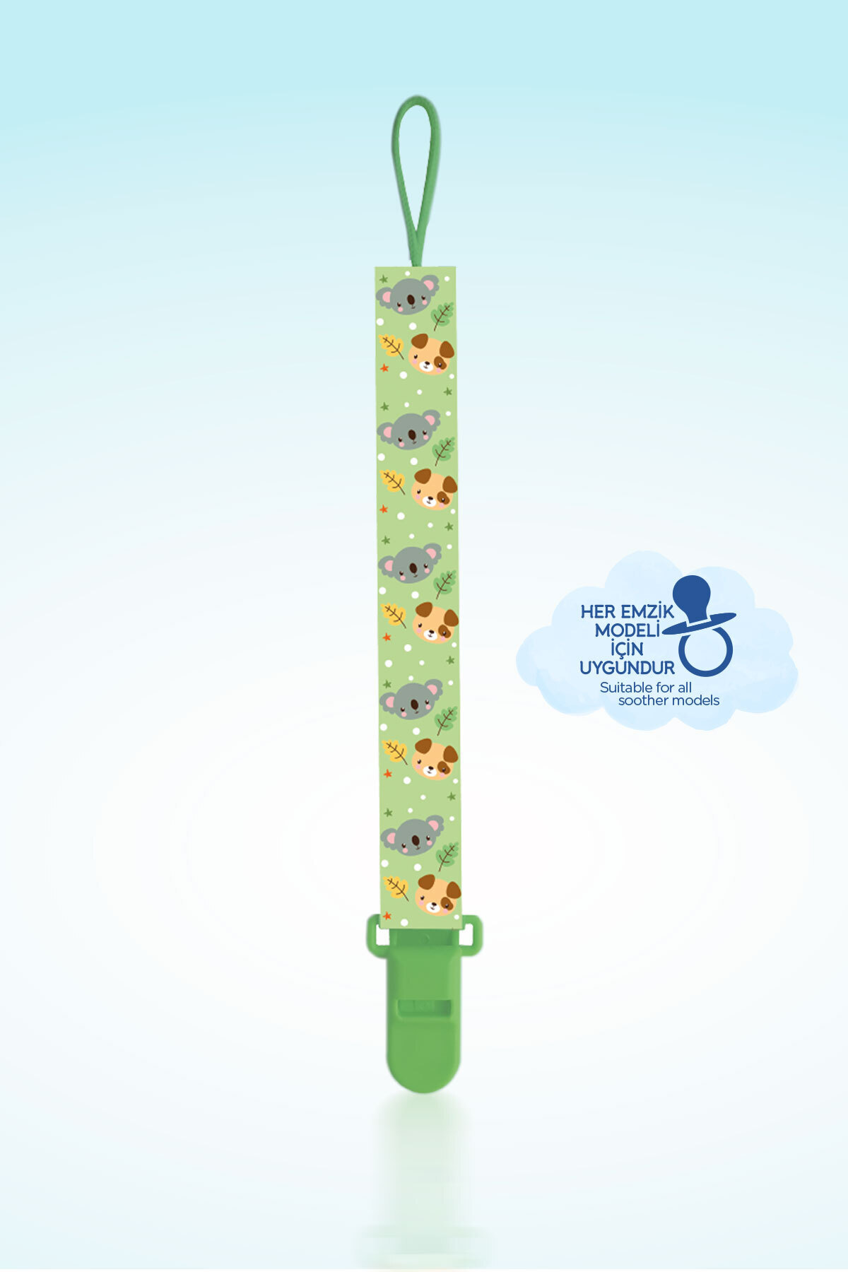 Wee Baby Zoo Emzik Bandı Yeşil fotoğrafı 3 (önizleme)