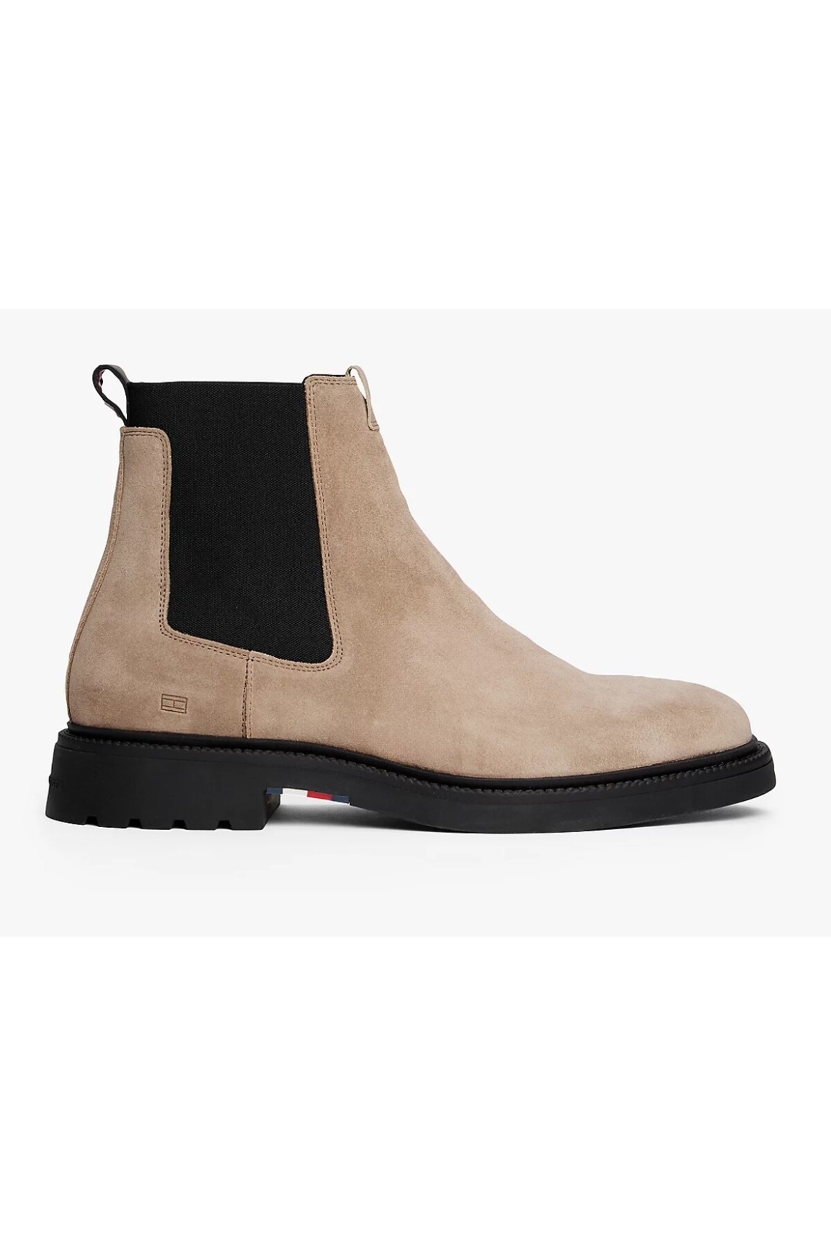 Tommy Hilfiger Stiefel Beige Hohe Wildlederstiefel Overknee Boots