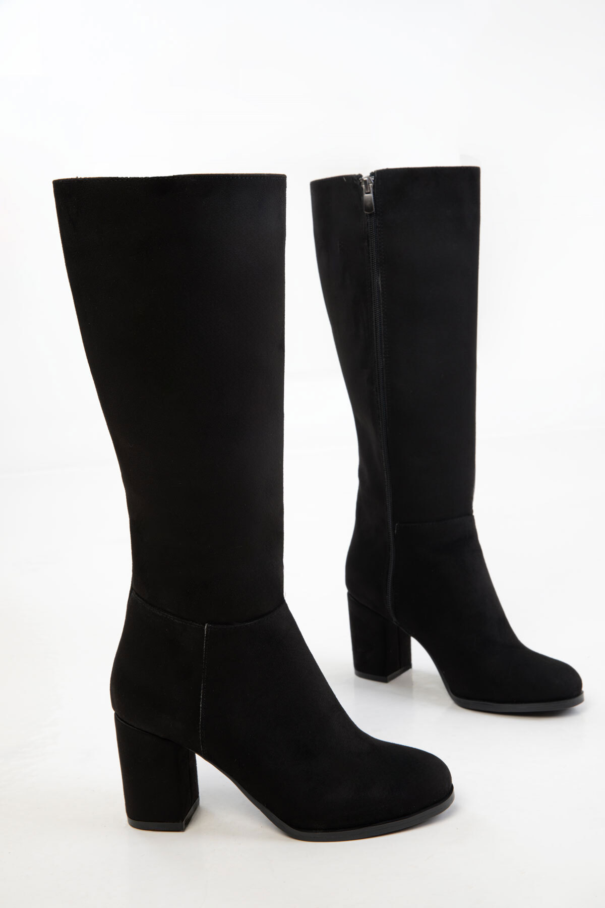 SOHO Black Suede Women's Boots 17548 3