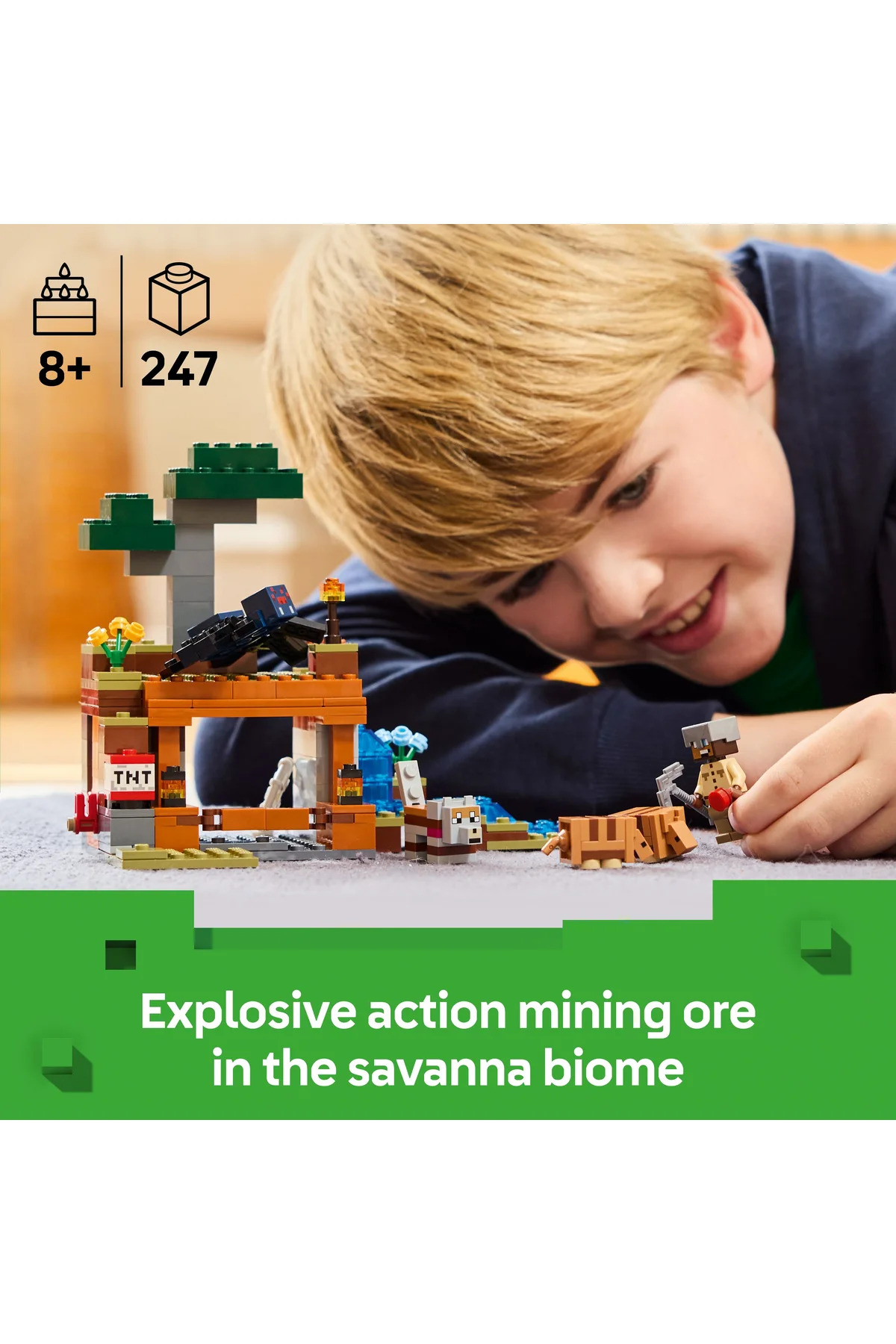 ® ماینکرفت® فیگور ویدیویی مأموریت معدن آرمادیلو ۲۱۲۶۹