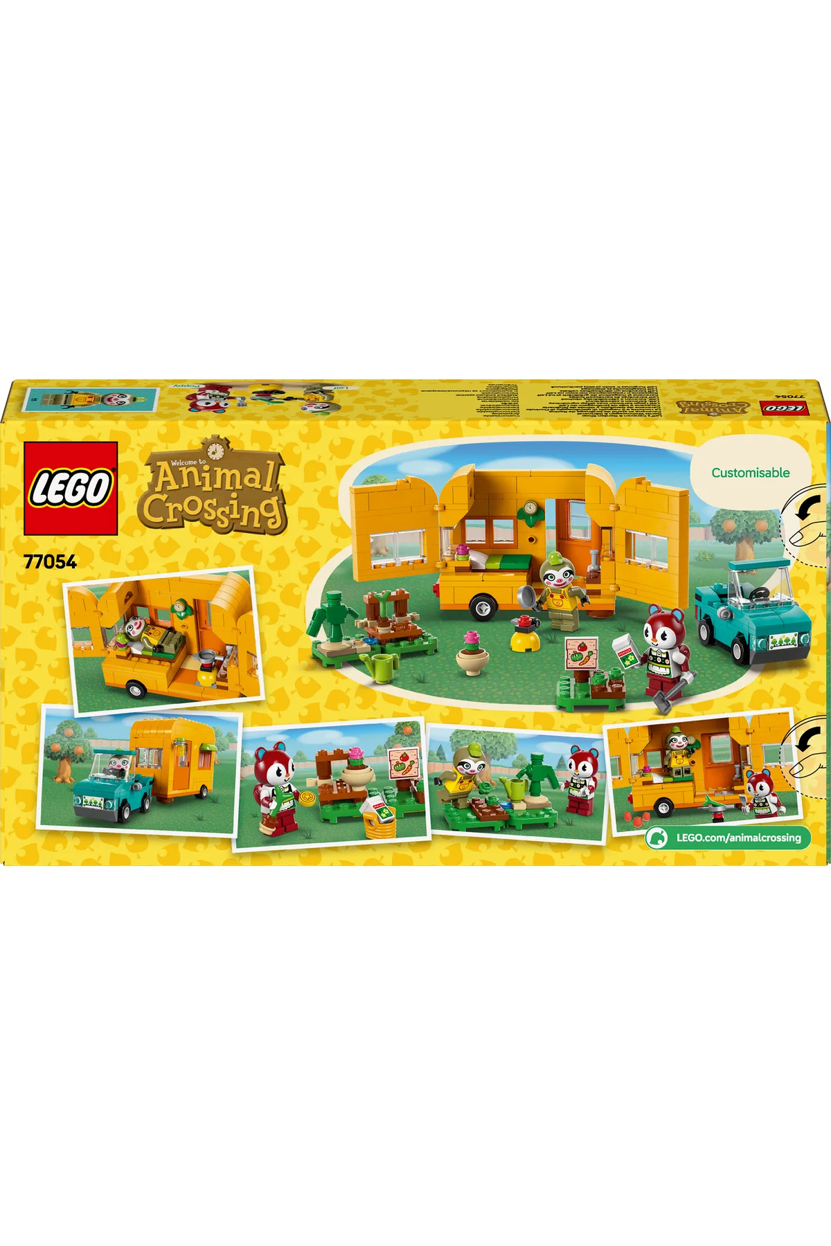 ® Animal Crossing ™ لیف کاروان و فروشگاه باغ ۷۷۰۵۴ - مجموعه ساختوساز اسباببازی خلاقانه برای سنین ۷ سال به بالا (۲۶۳ قطعه)